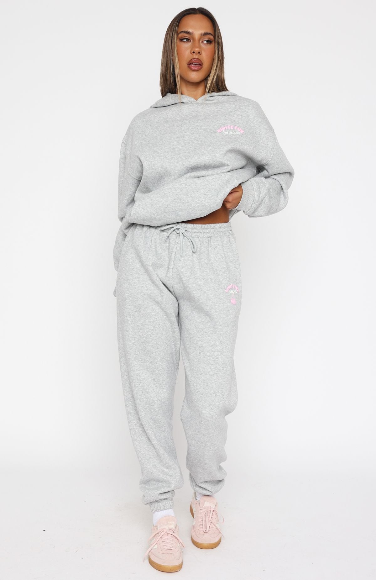 Love Me Tender Sweatpants Dark Grey Marle - Image 2