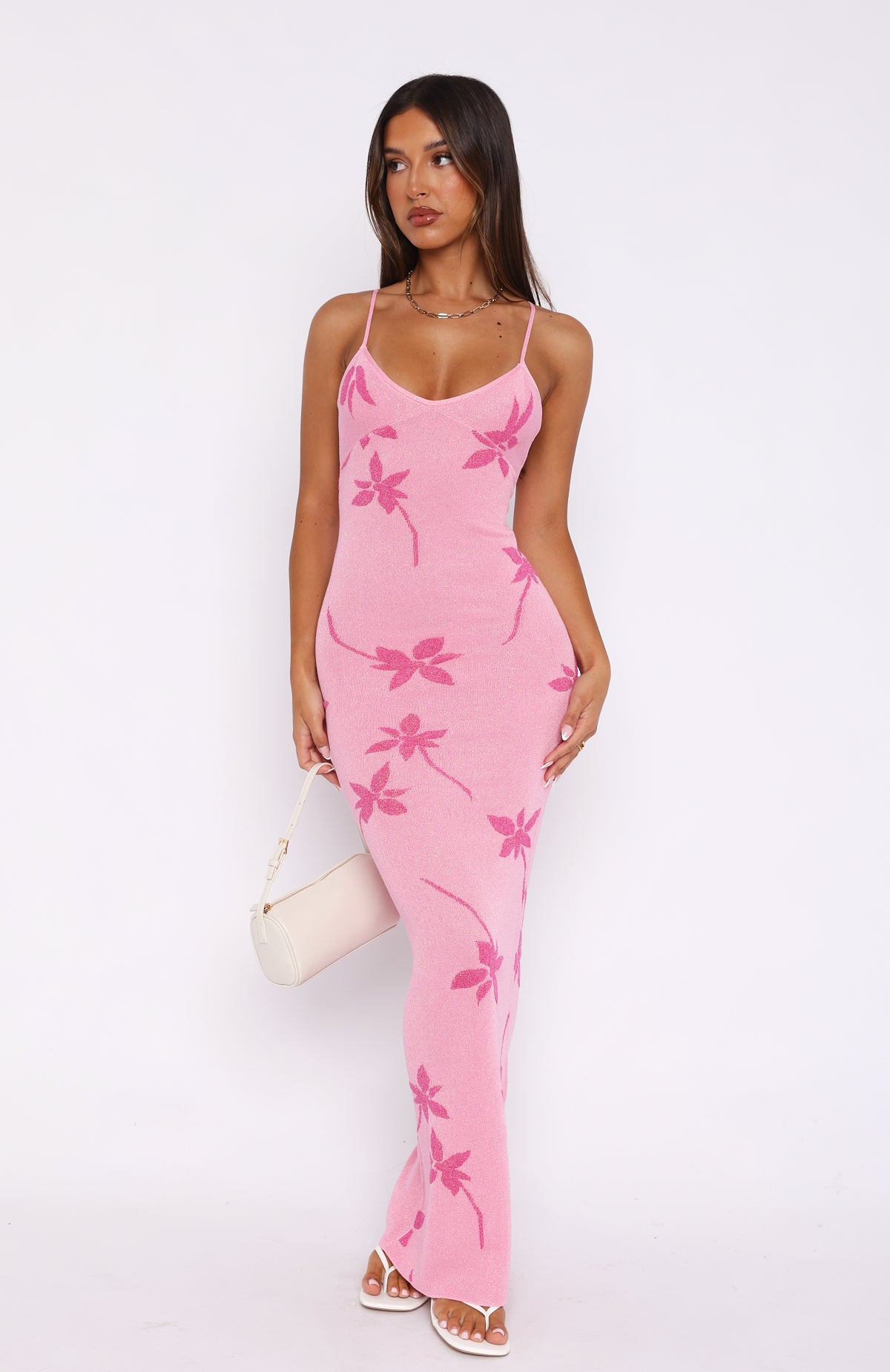 Trust Issues Maxi Dress Pink - Image 2