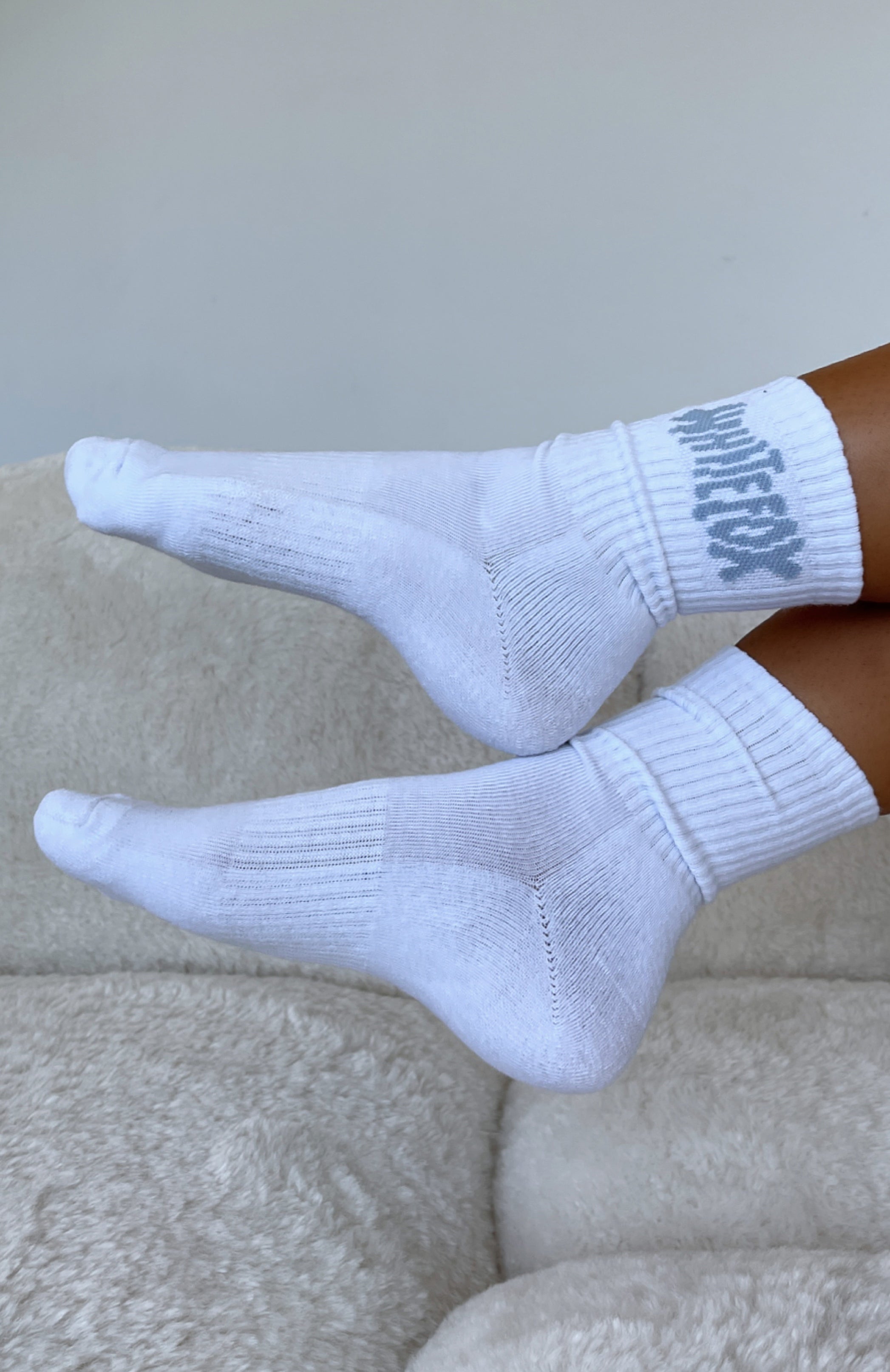 Archive 6.0 Socks White/Blue - Image 3