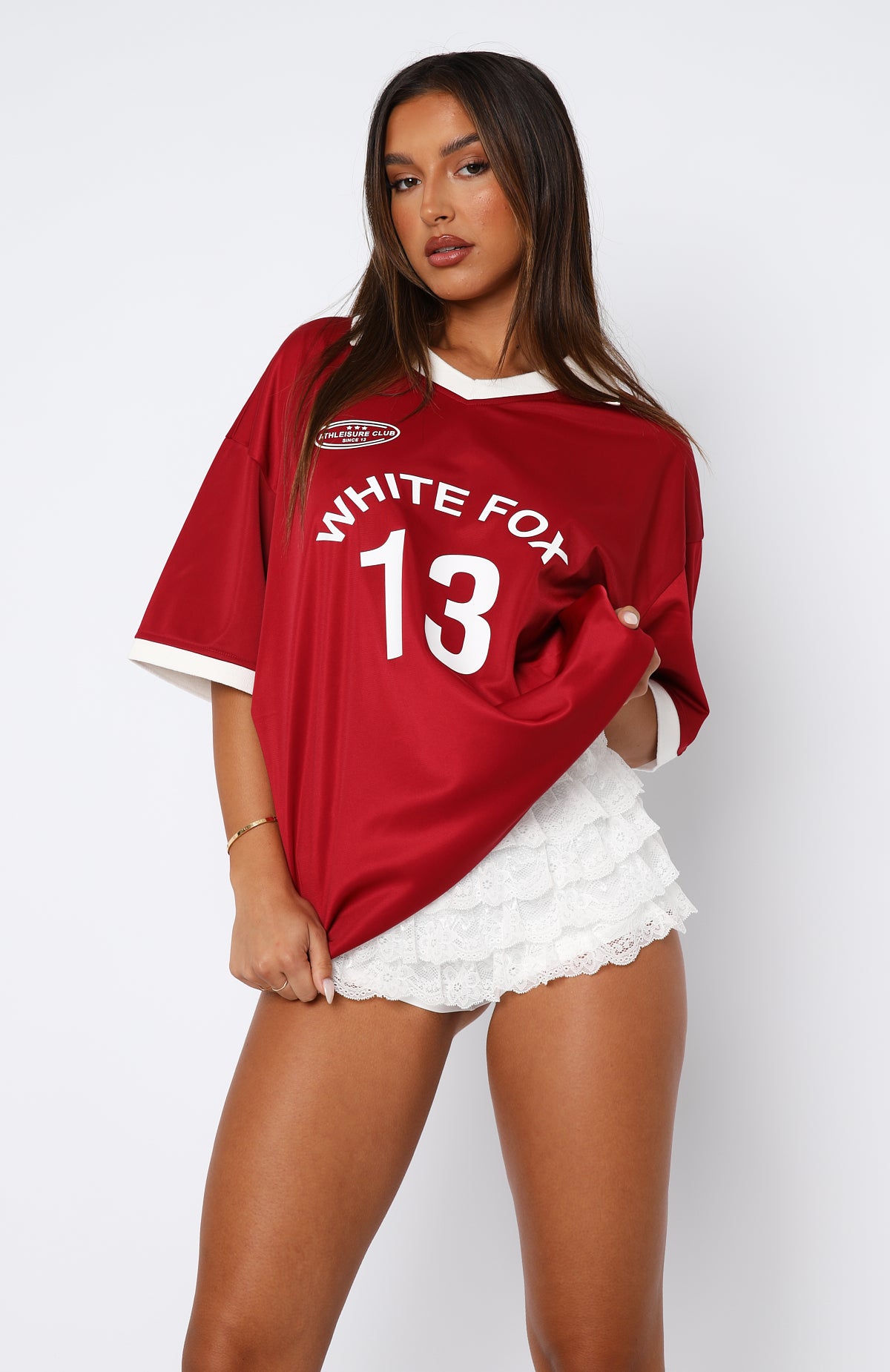Take The Chance Oversized Jersey Cherry - Image 2