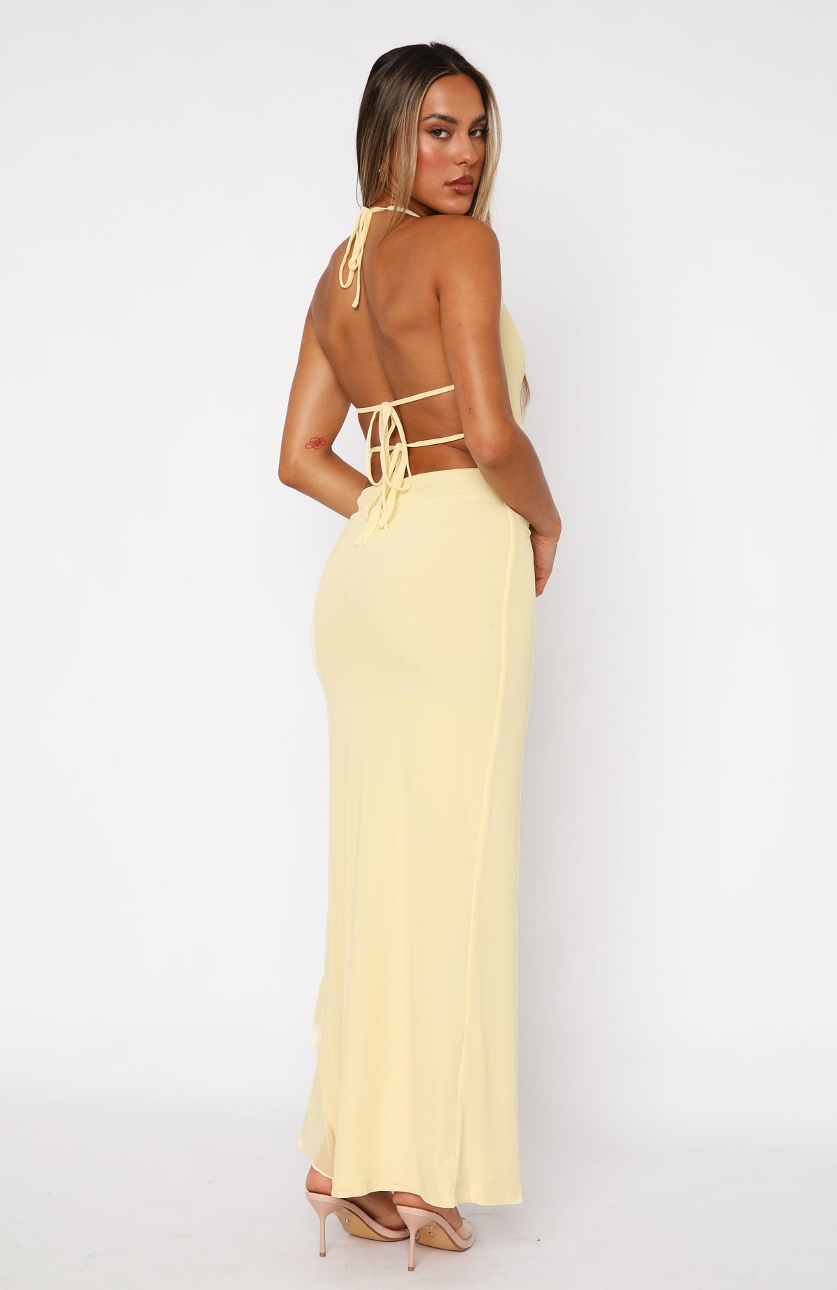 Day By Day Maxi Dress Lemon - Image 4