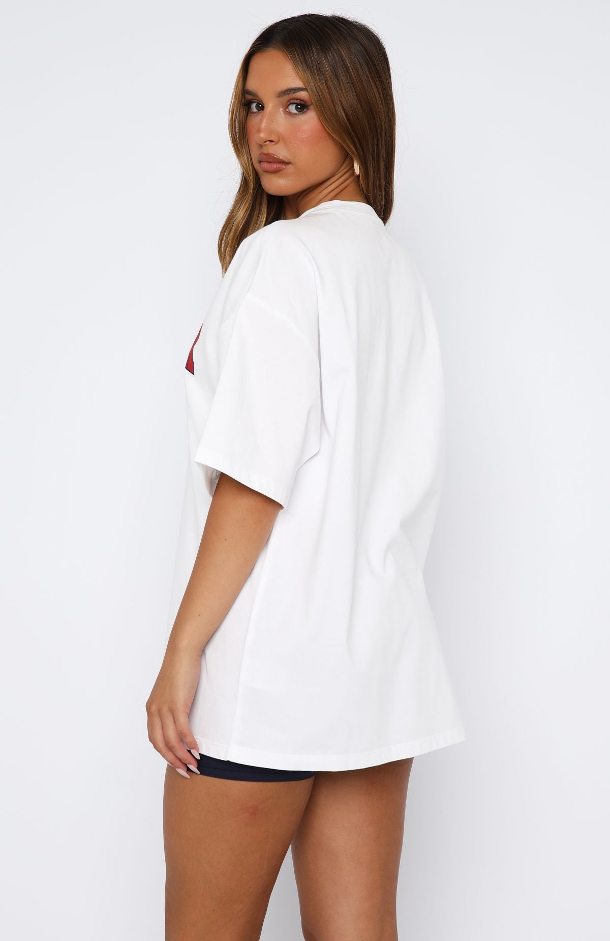 Leave It For Me Oversized Tee White - Image 4