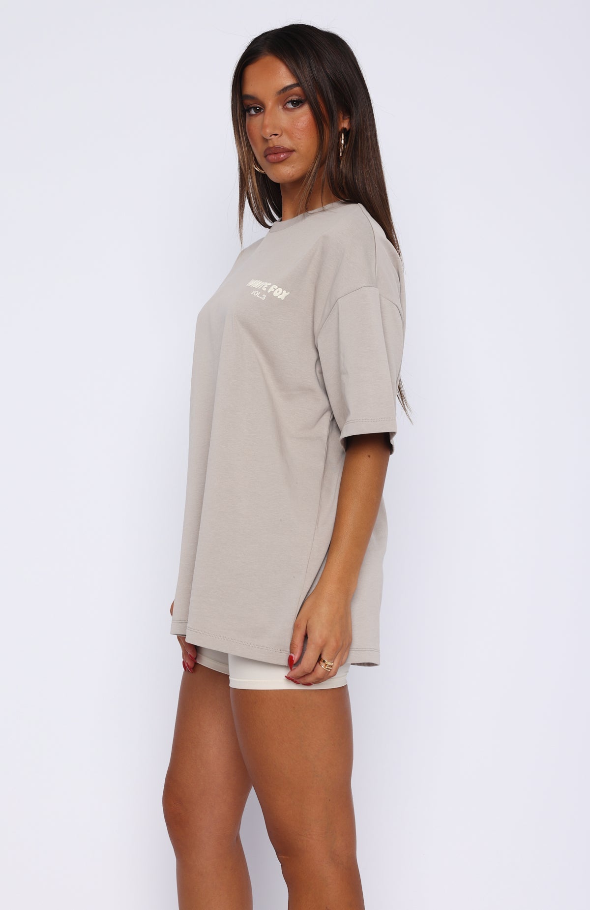 Offstage Back Graphic Oversized Tee Grey - Image 3
