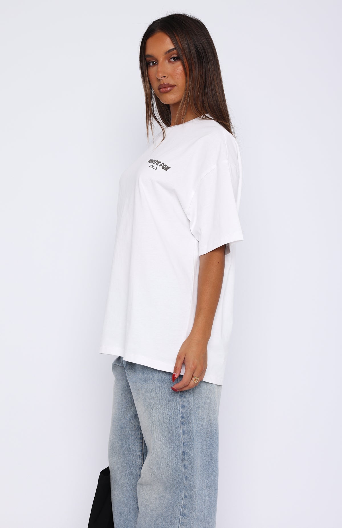 Offstage Back Graphic Oversized Tee White - Image 3