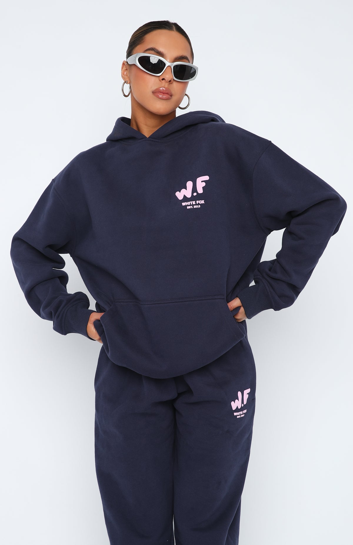 The New Standard Oversized Hoodie Navy - Image 2
