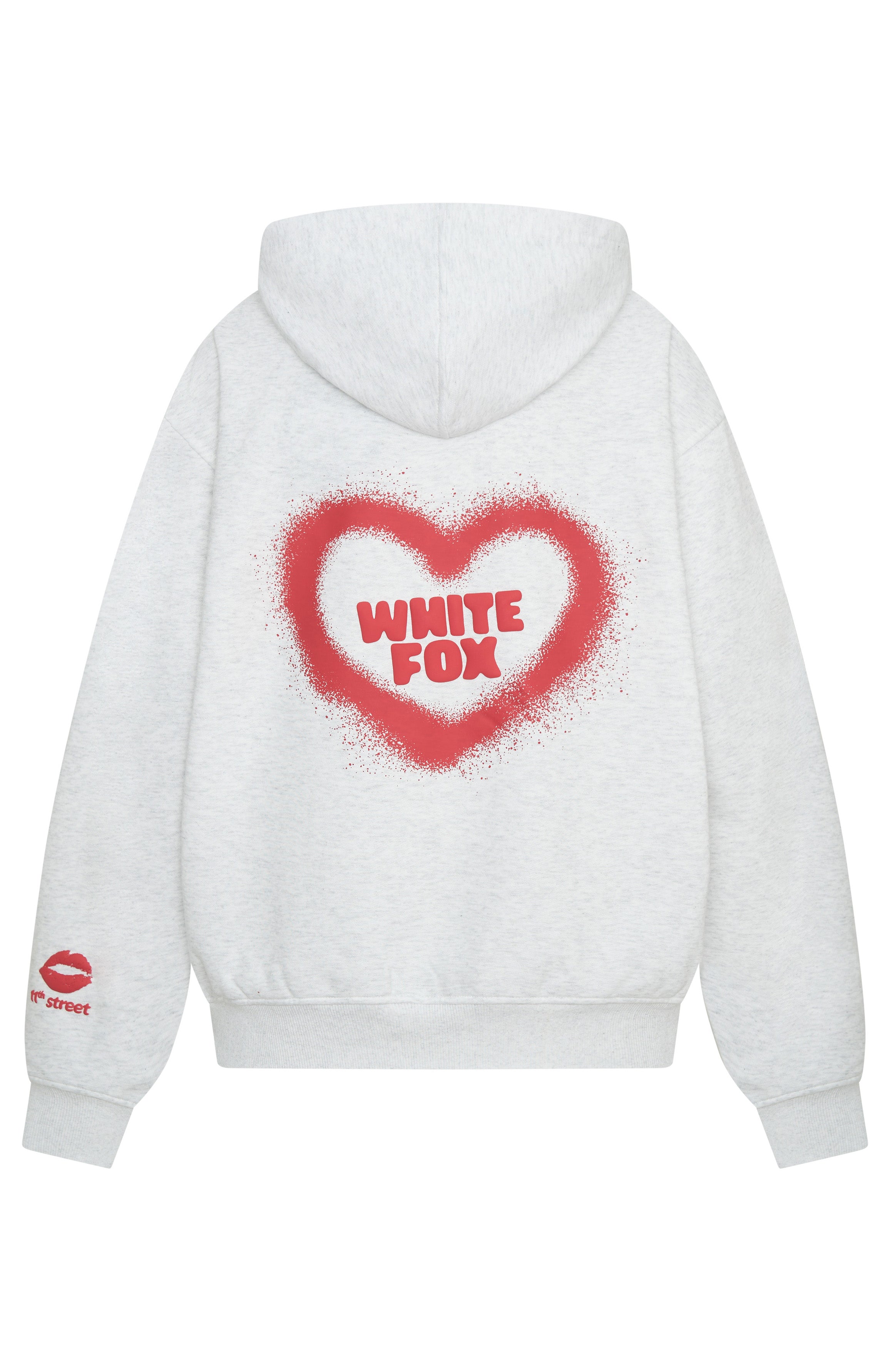 11th Street City Girl At Heart Oversized Hoodie Cherry Glaze - Image 6