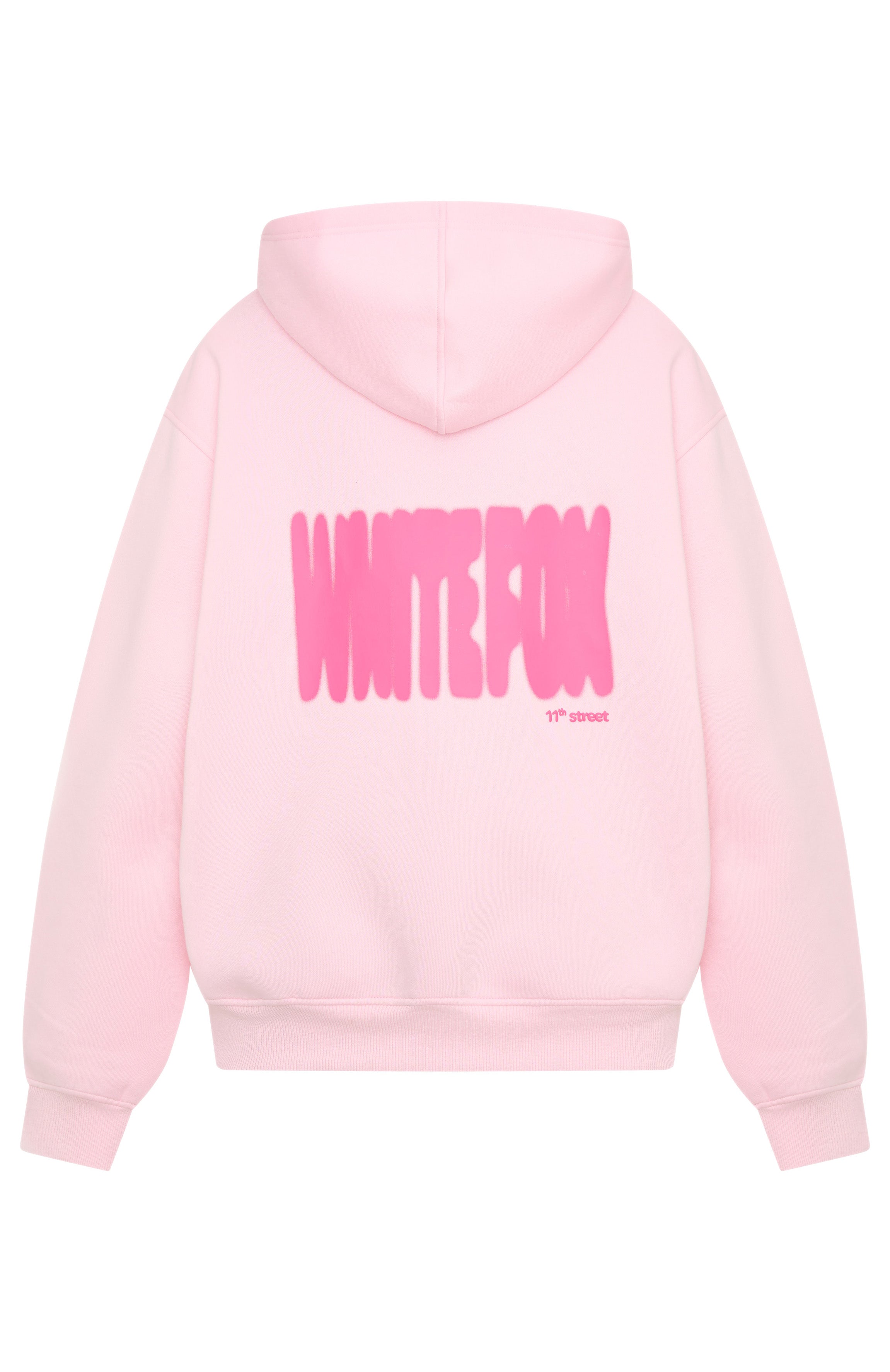 11th Street New York Or Nowhere Oversized Hoodie Pink Sugar - Image 6