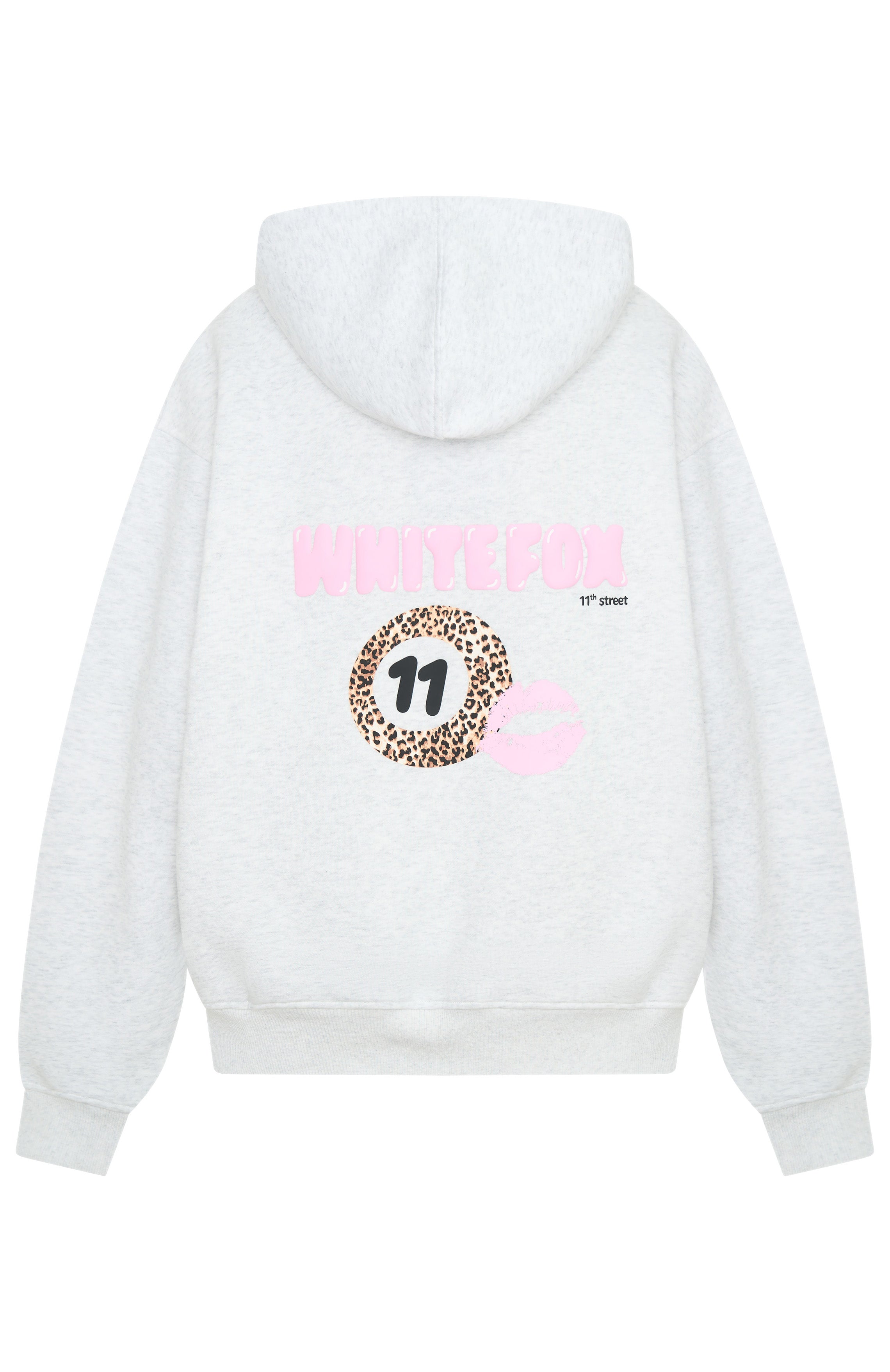 11th Street She's So Lucky Oversized Hoodie Leopard Splice - Image 6