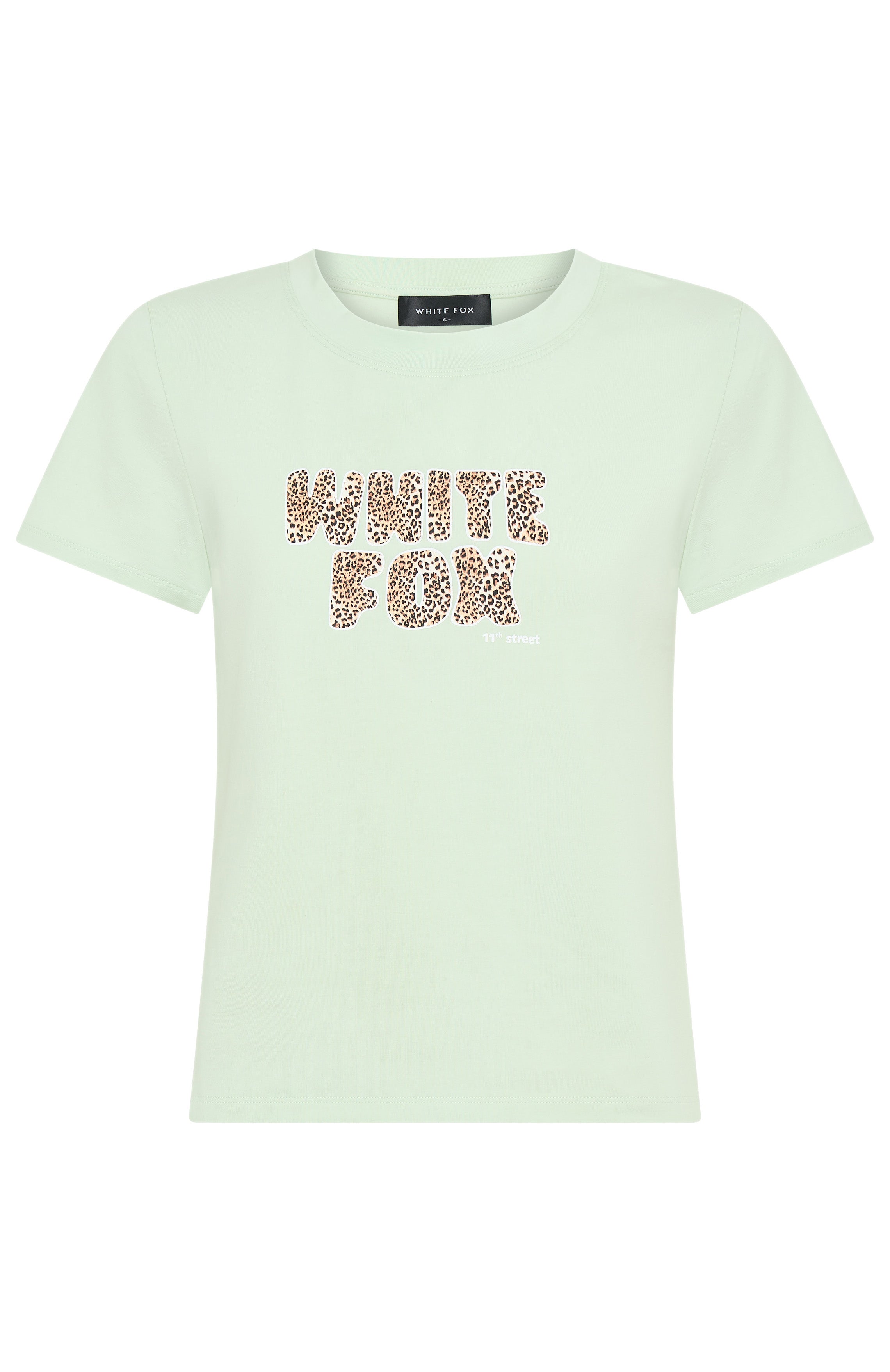 11th Street She's So Lucky Relaxed Baby Tee Iced Matcha - Image 5