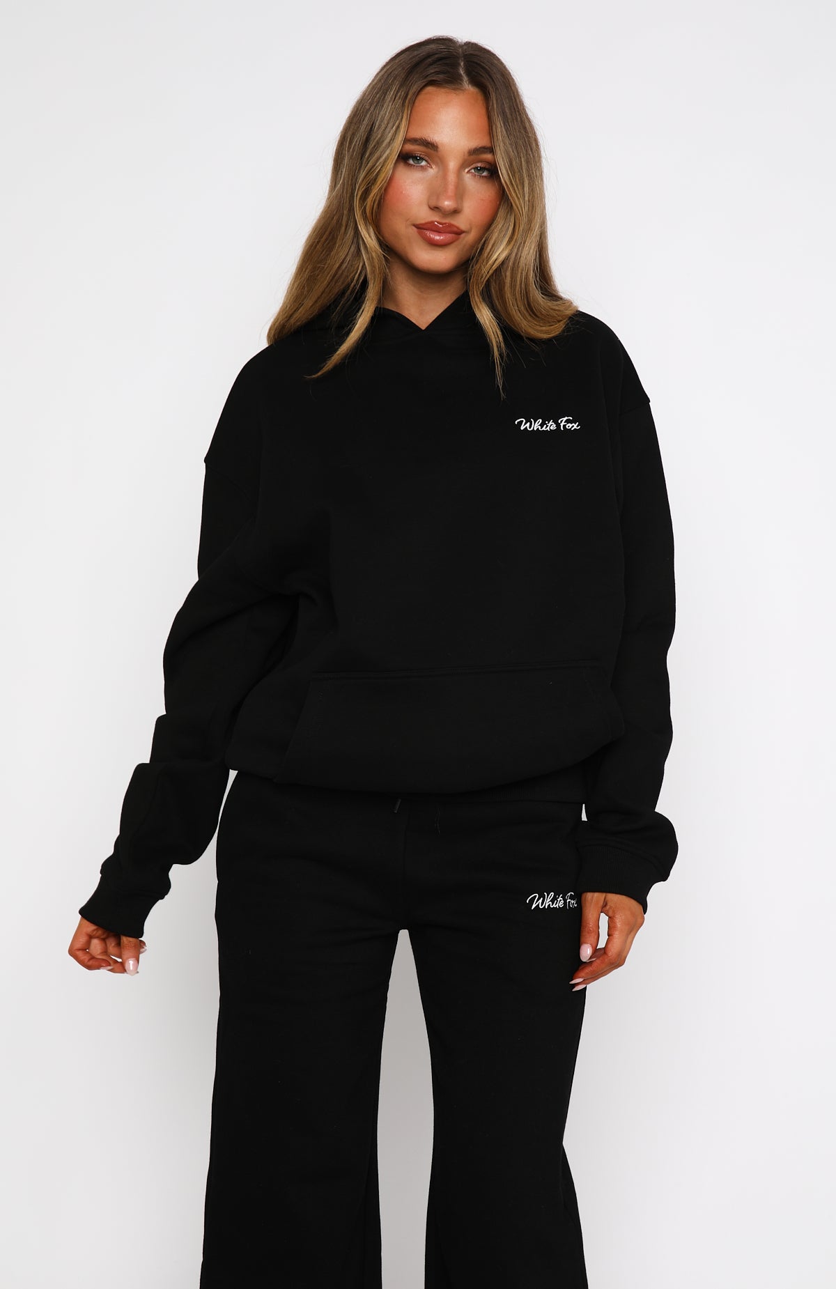 Match Your Words Oversized Hoodie Black - Image 2
