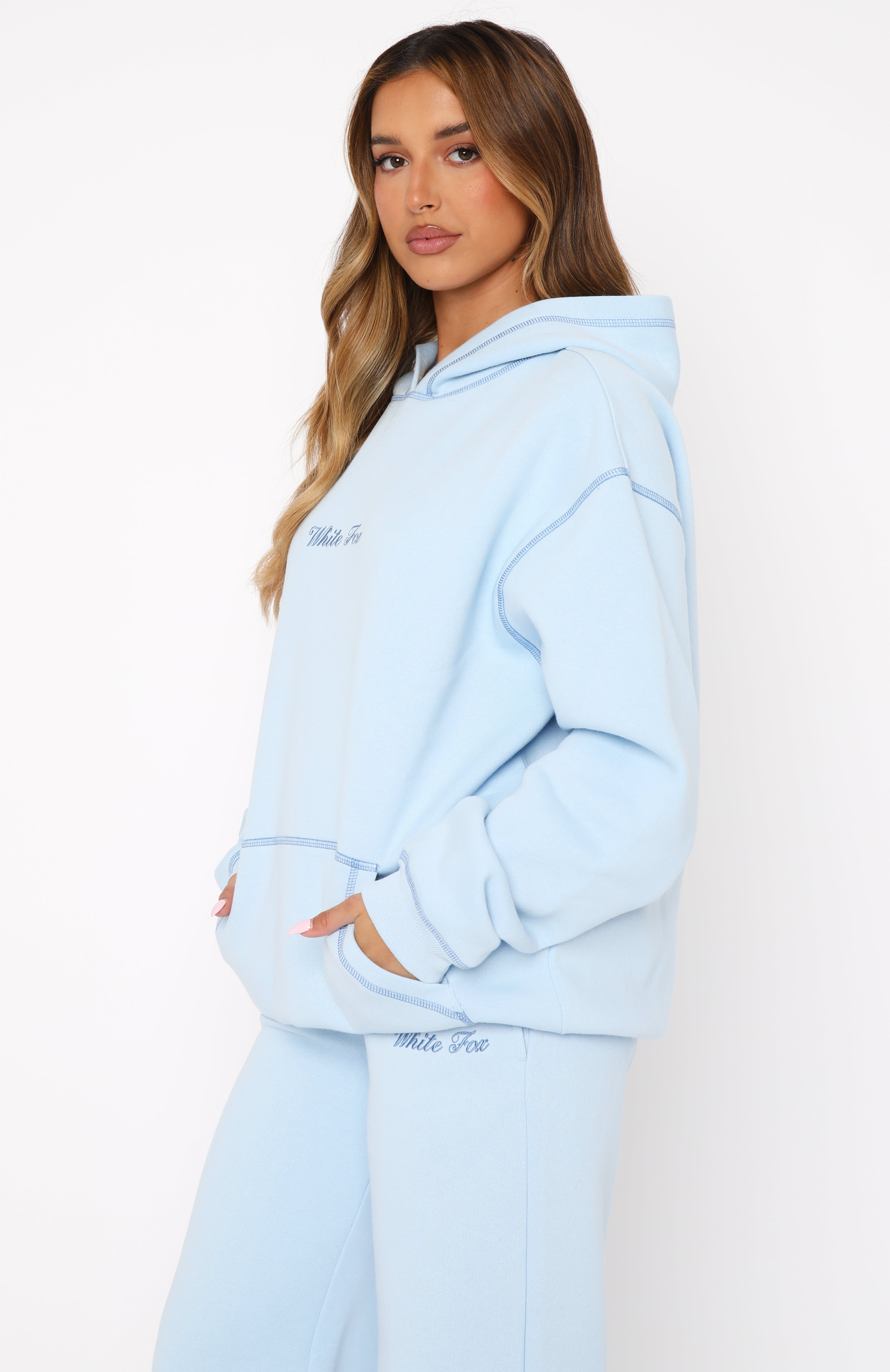 Instant Attraction Oversized Hoodie Baby Blue - Image 3