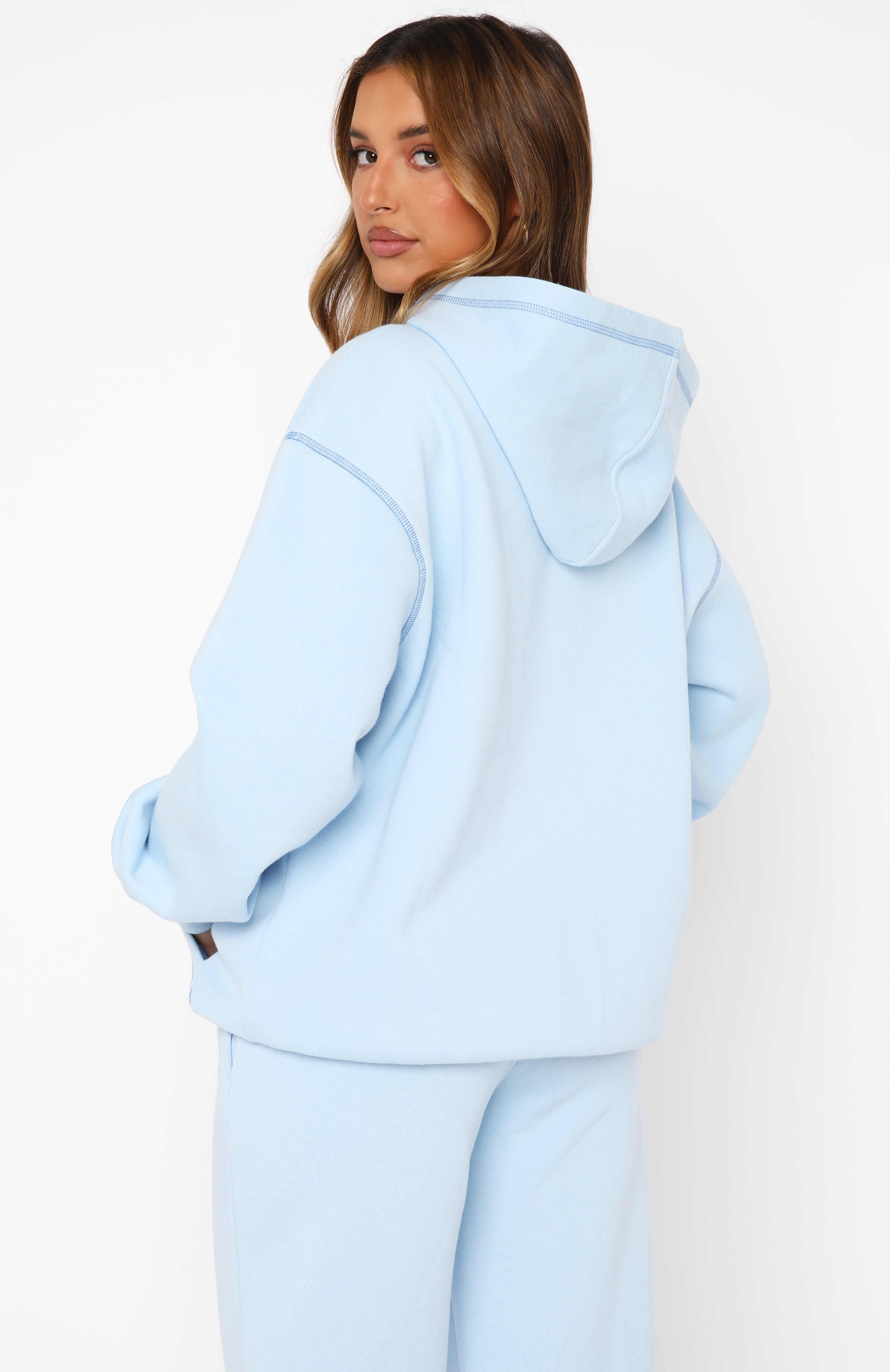 Instant Attraction Oversized Hoodie Baby Blue - Image 4