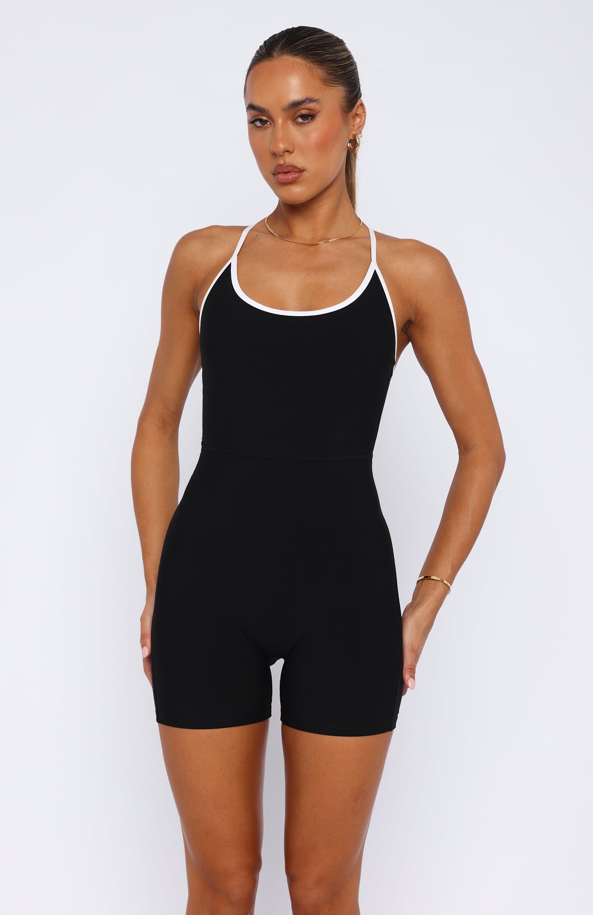 Power To You Playsuit Black/White - Image 3