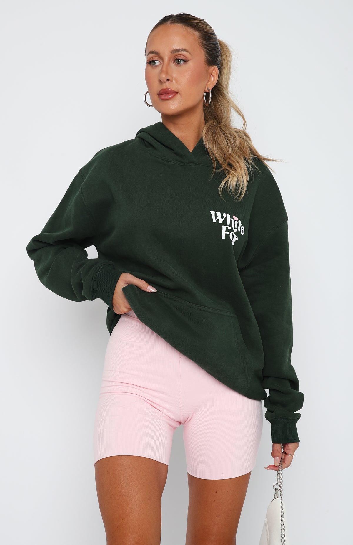 All You Need Is Love Hoodie Forest Green - Image 2