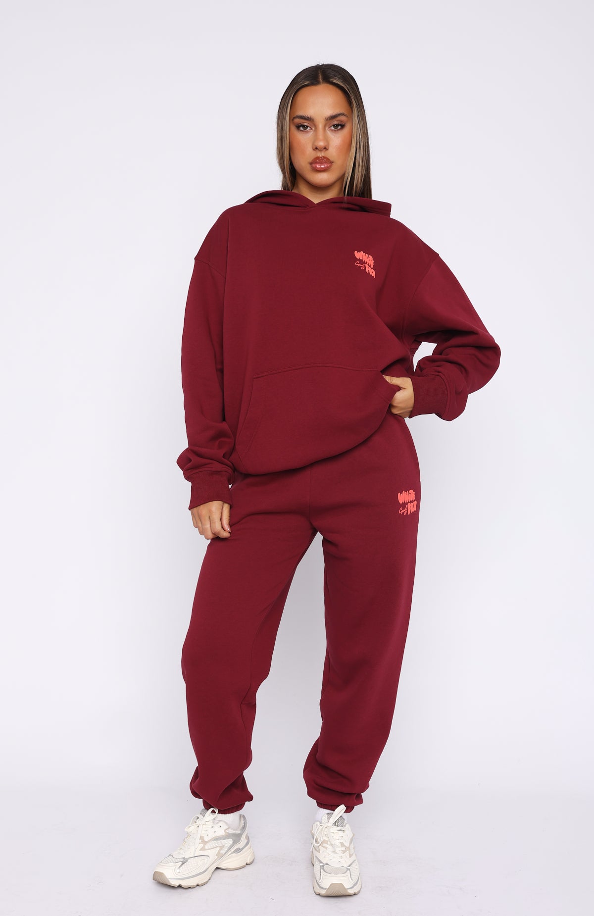 Capsule 9 Star Of The Moment Sweatpants Burgundy - Image 2