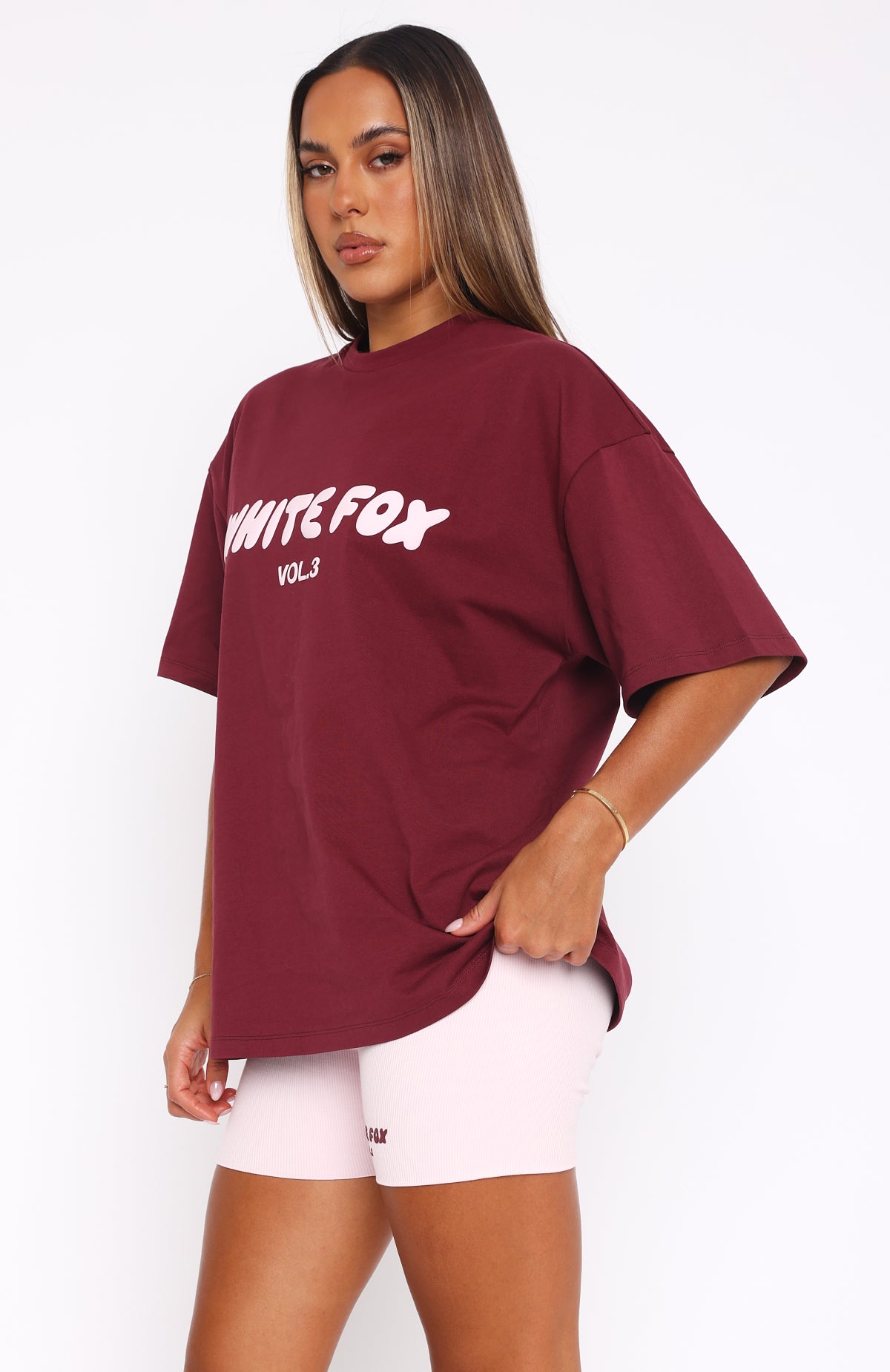 Offstage Oversized Tee Red Velvet - Image 3