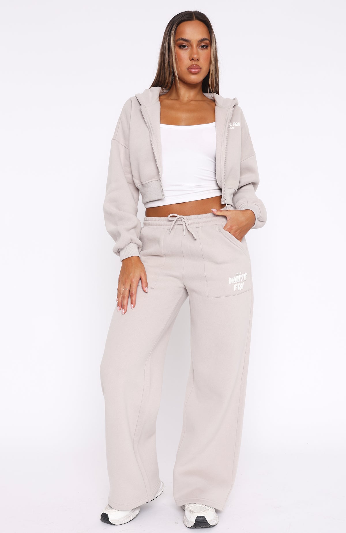 Offstage Wide Leg Sweatpants Moon - Image 2