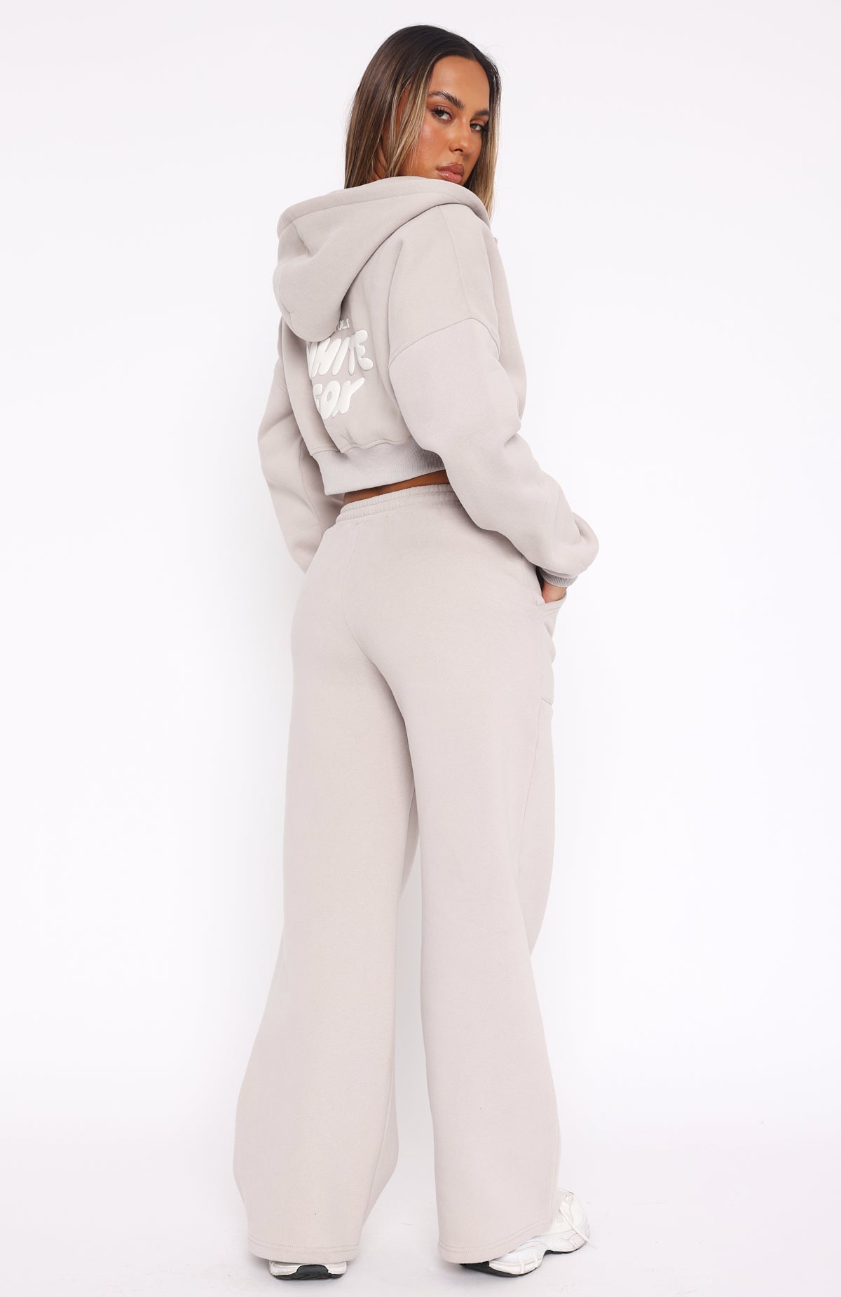 Offstage Wide Leg Sweatpants Moon - Image 4