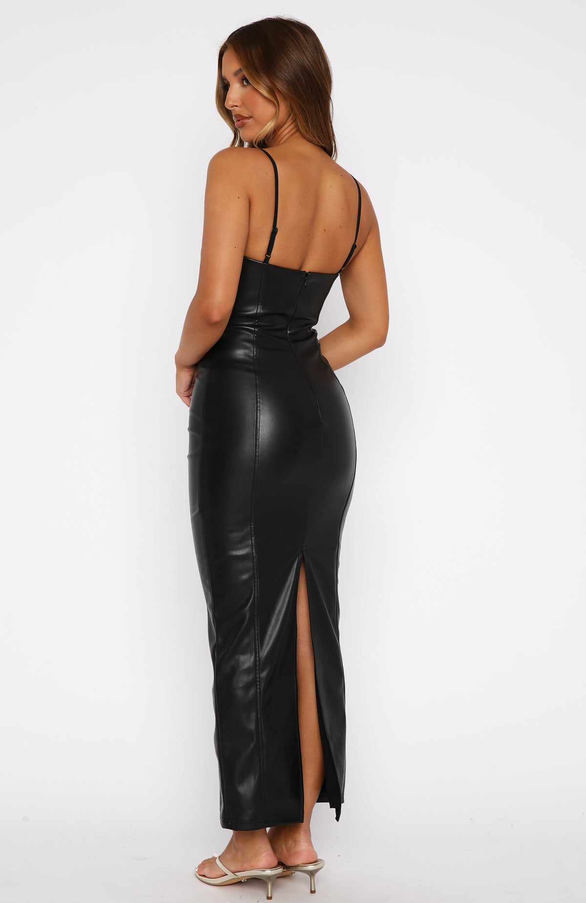 Forever Wanting Midi Dress Black - Image 4