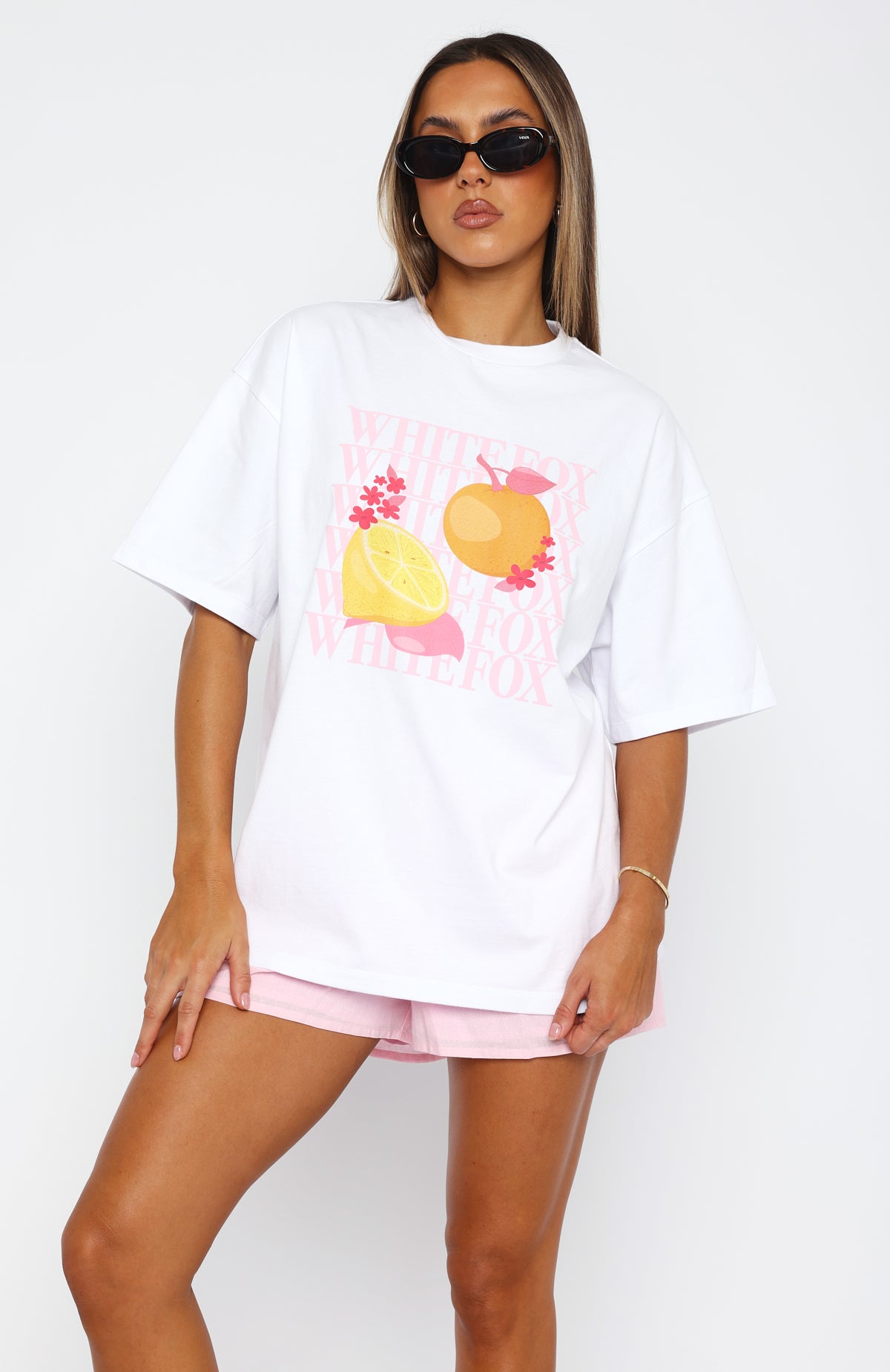 Oh So Sweet Oversized Tee White - Image 2