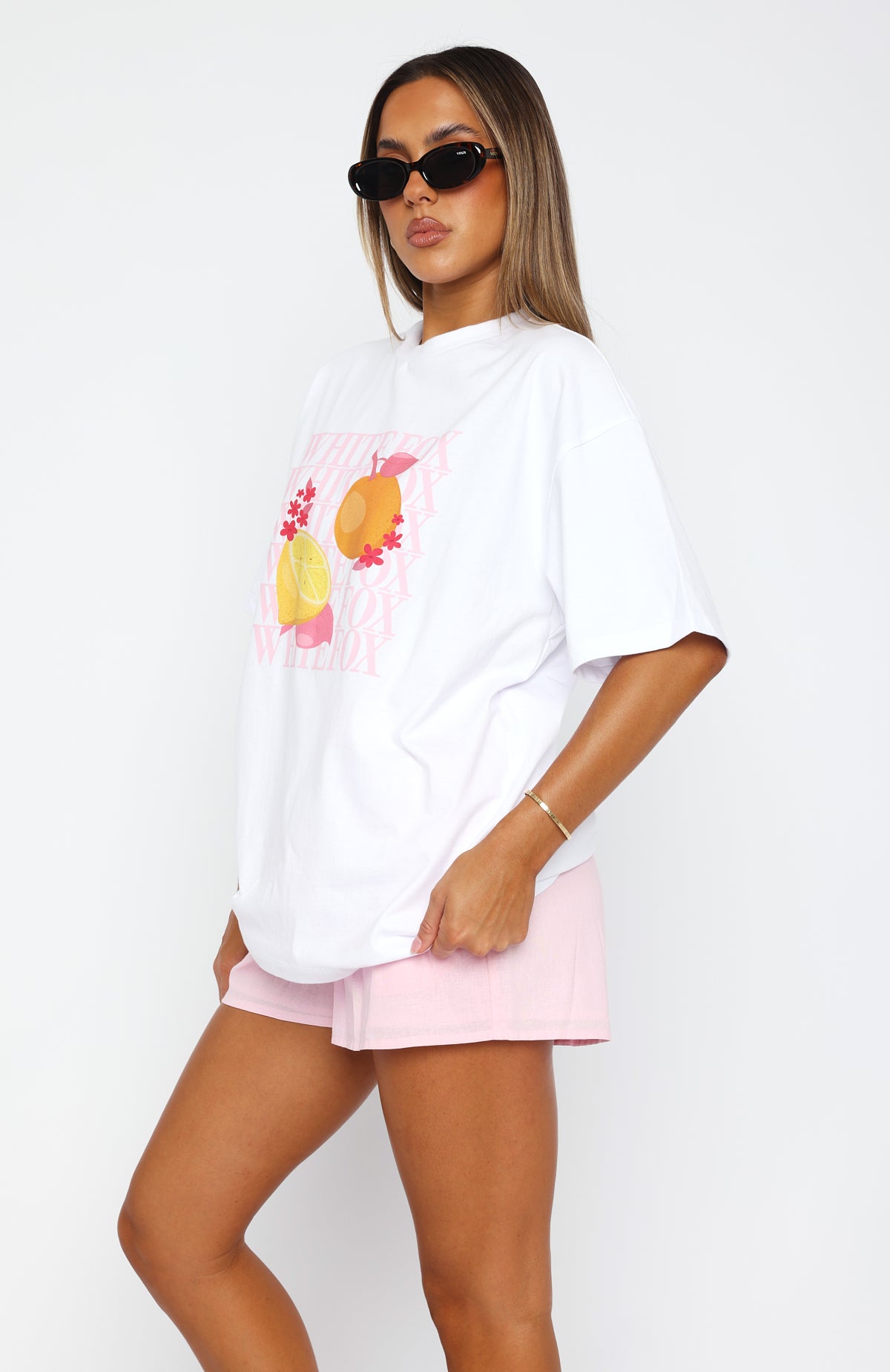 Oh So Sweet Oversized Tee White - Image 3