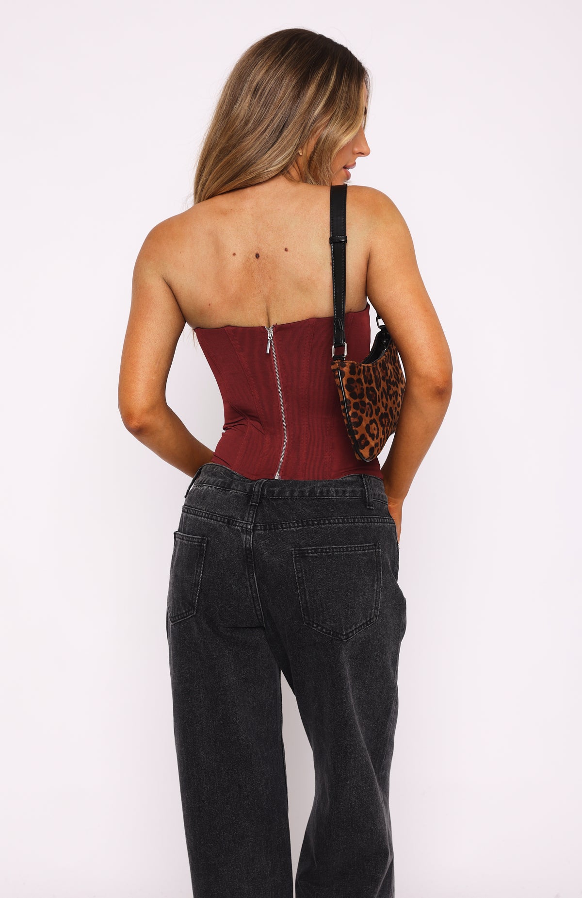 Feeling Fun Bustier Wine - Image 4
