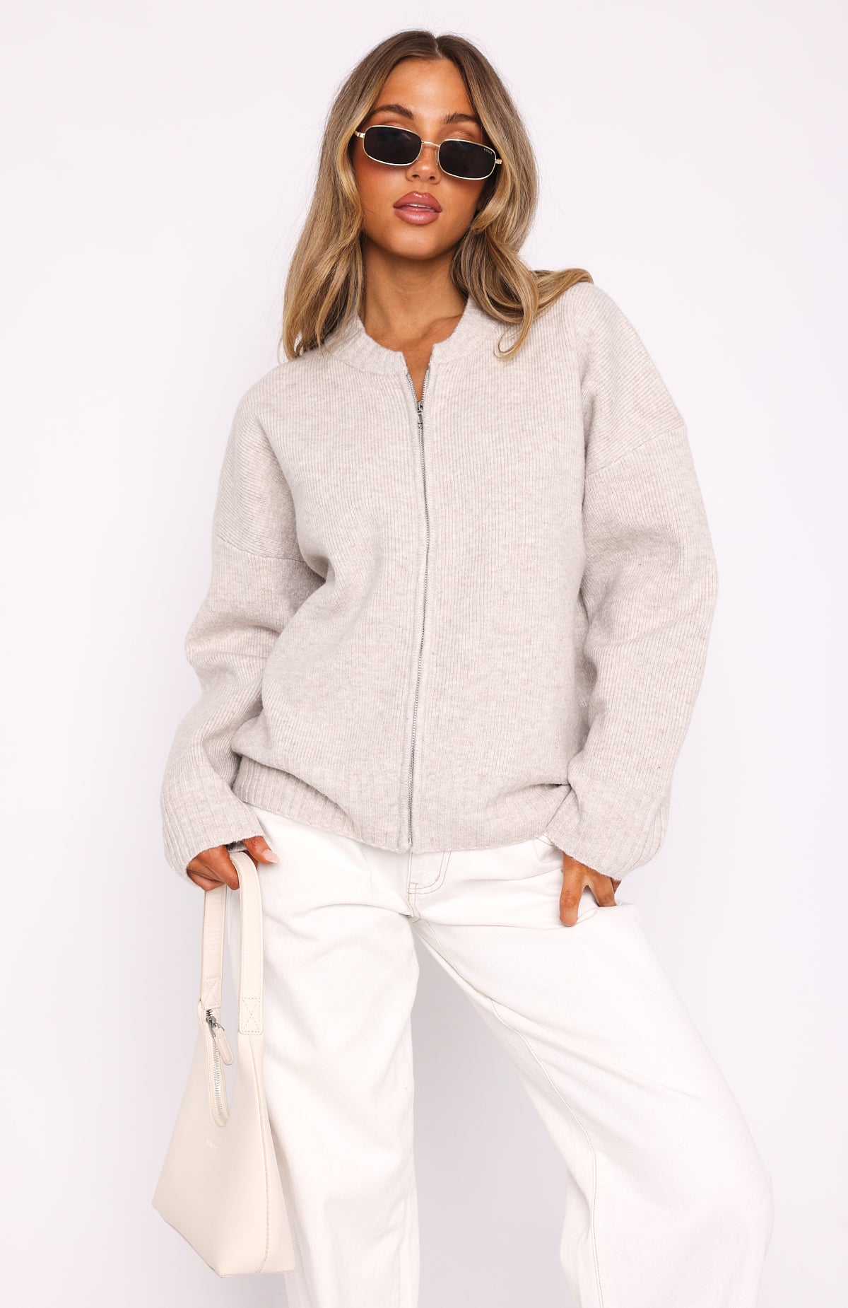 Unbreakable Bond Knit Jacket Cream - Image 5