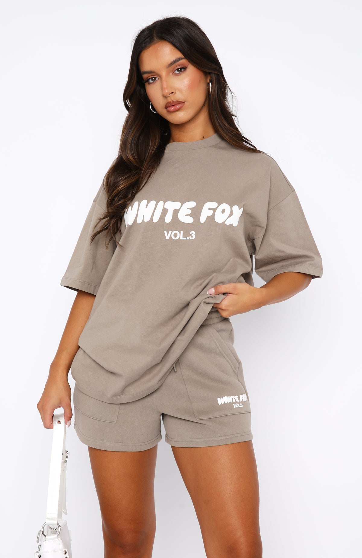 Offstage Oversized Tee Fawn - Image 2