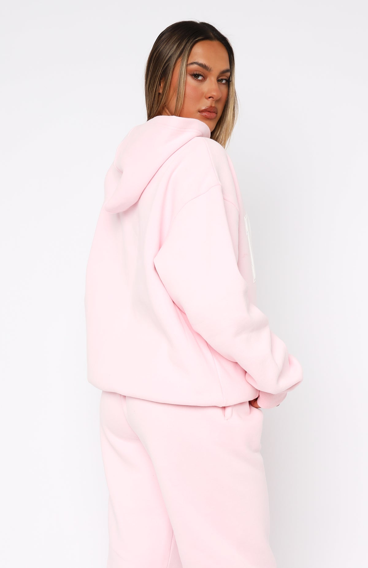 Decade Classics Varsity Oversized Hoodie Posy - Image 4