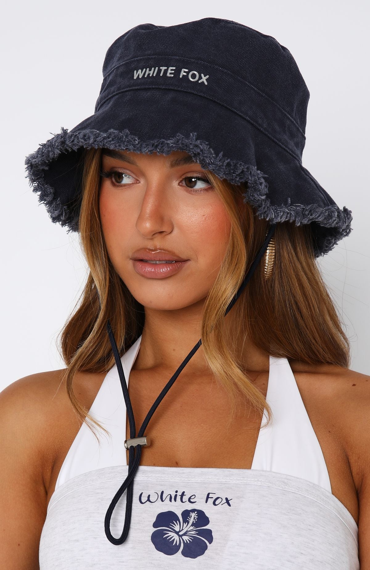 Take You Away Bucket Hat Navy - Image 4