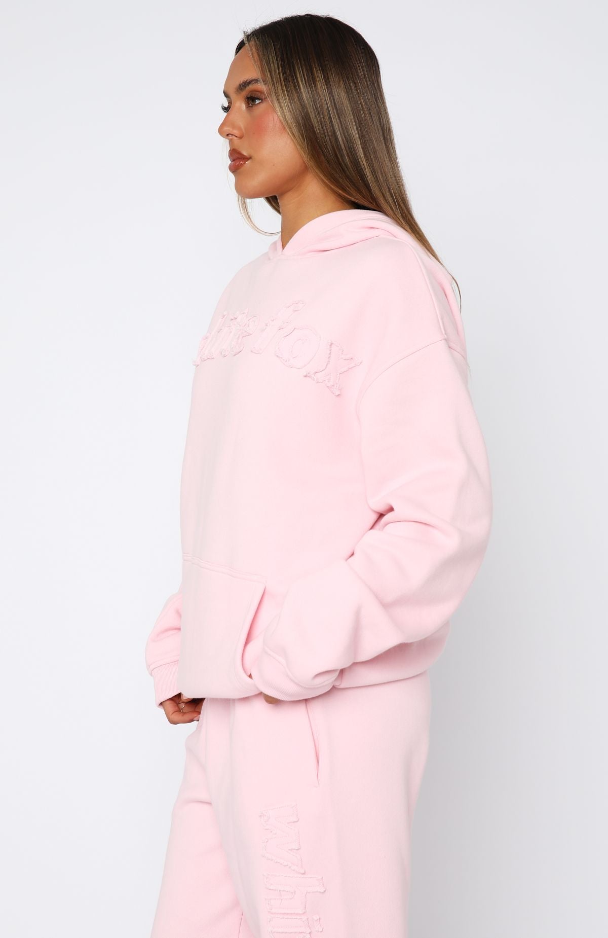 From The Archives Lexi Oversized Hoodie Pink - Image 3