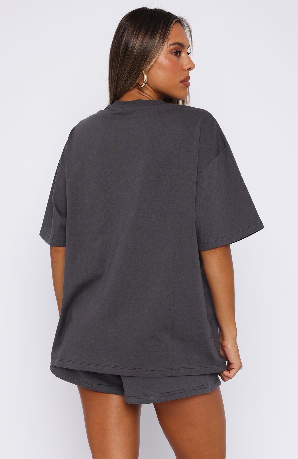 Pick You A Flower Oversized Tee Volcanic - Image 4