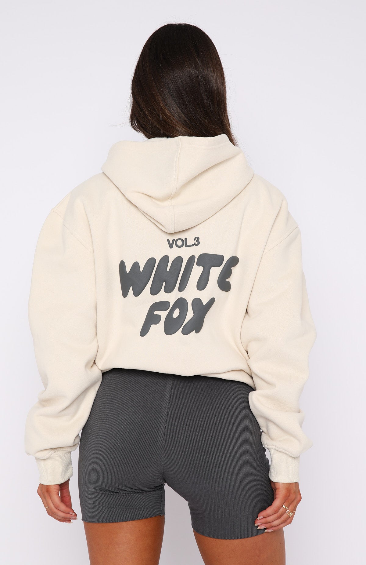 Offstage Ribbed Bike Shorts Charcoal - Image 5