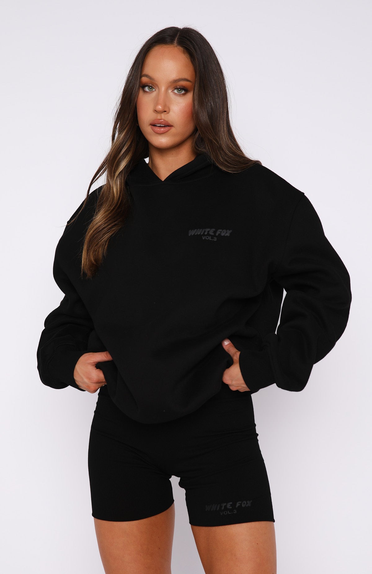 Offstage Ribbed Bike Shorts Onyx - Image 2