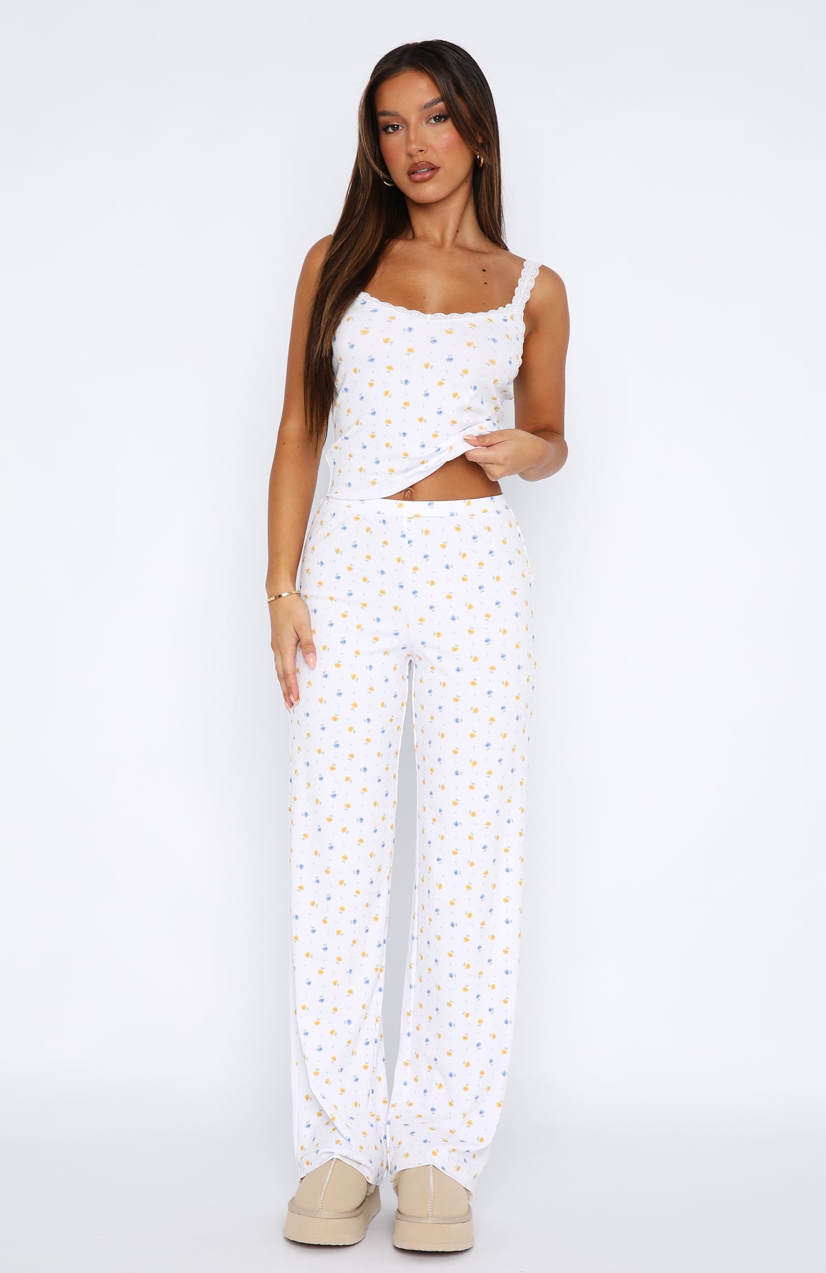 Blissful Dreams Pyjamas Set Buttercup Floral - Image 2