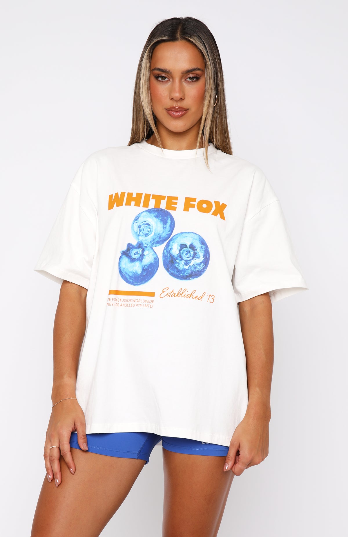 Summer Fun Oversized Tee White - Image 2