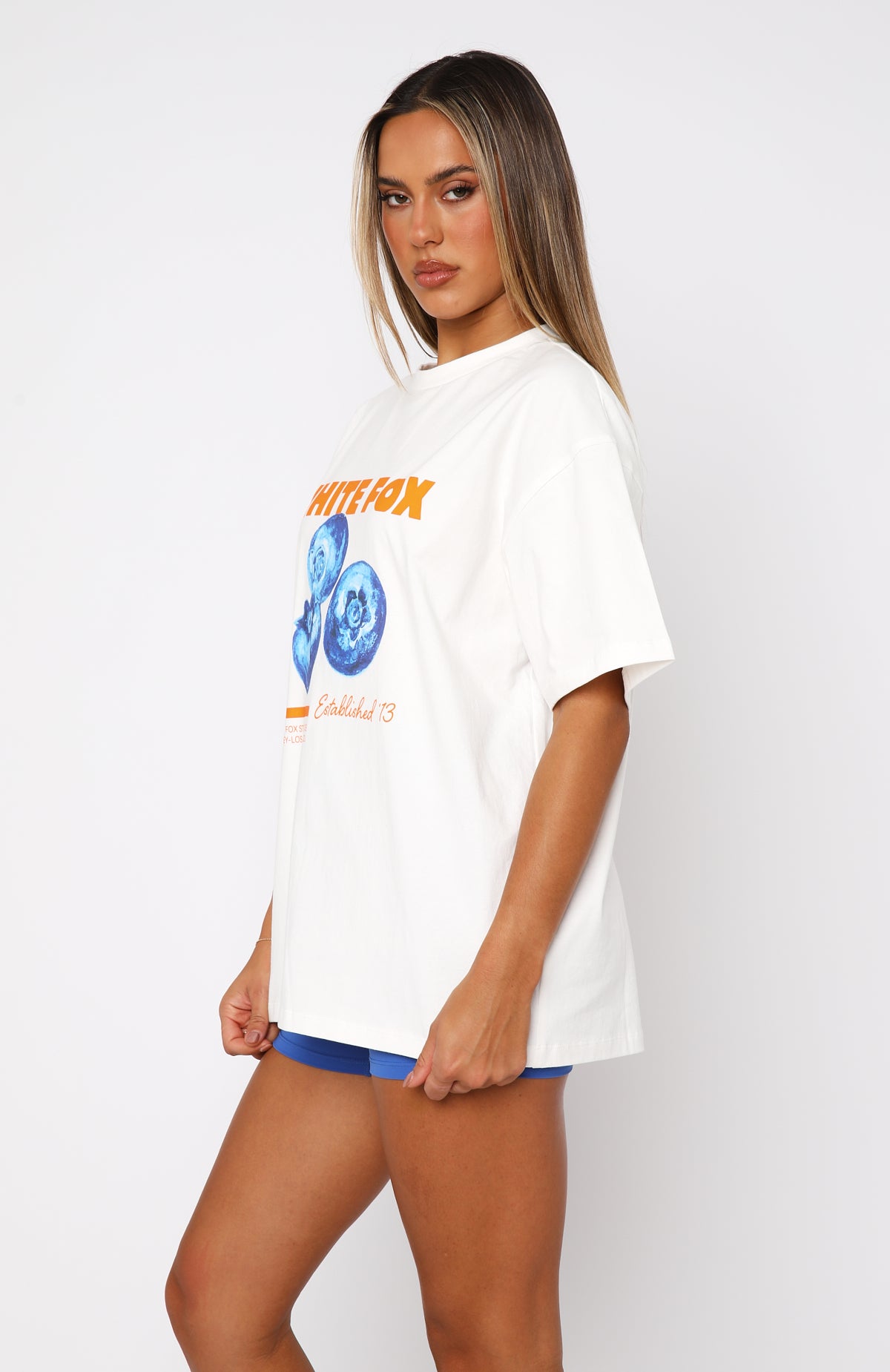 Summer Fun Oversized Tee White - Image 3