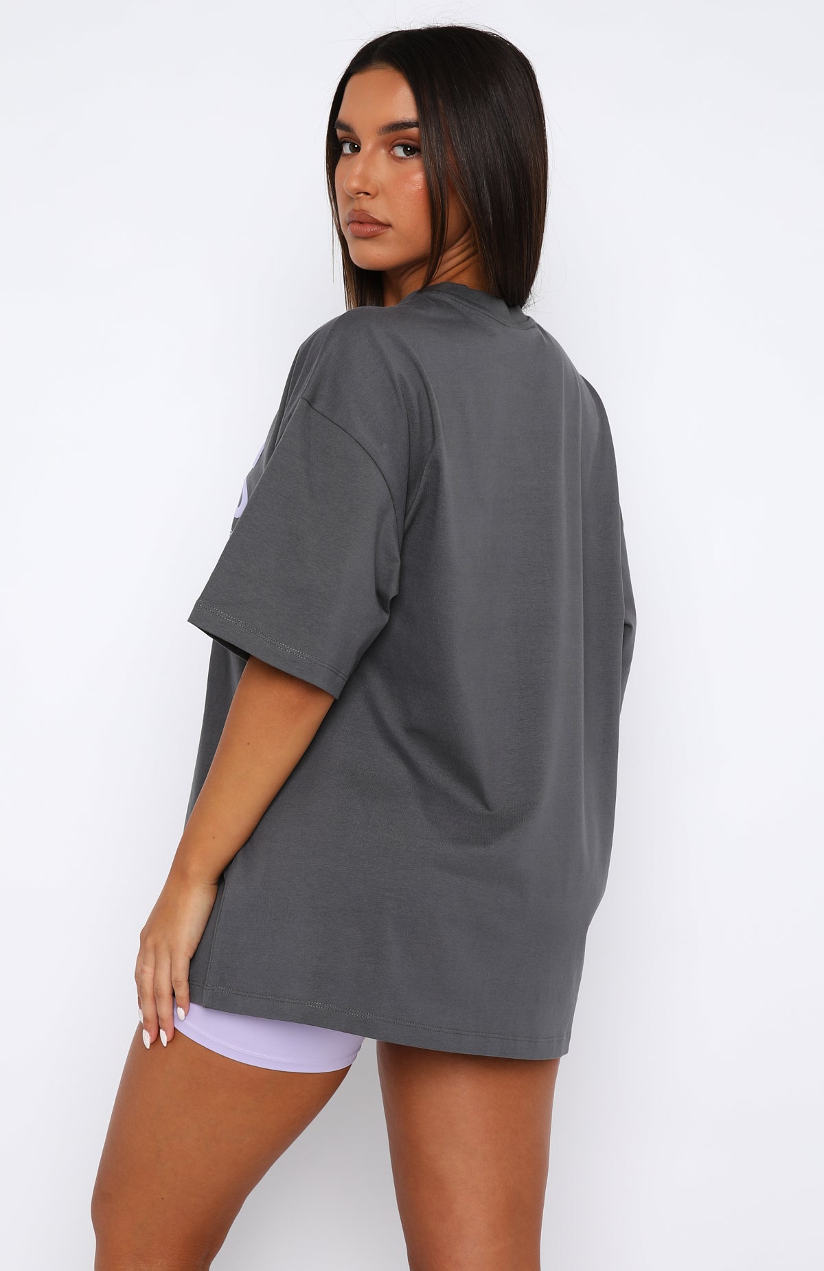 Take A Hint Oversized Tee Volcanic - Image 4