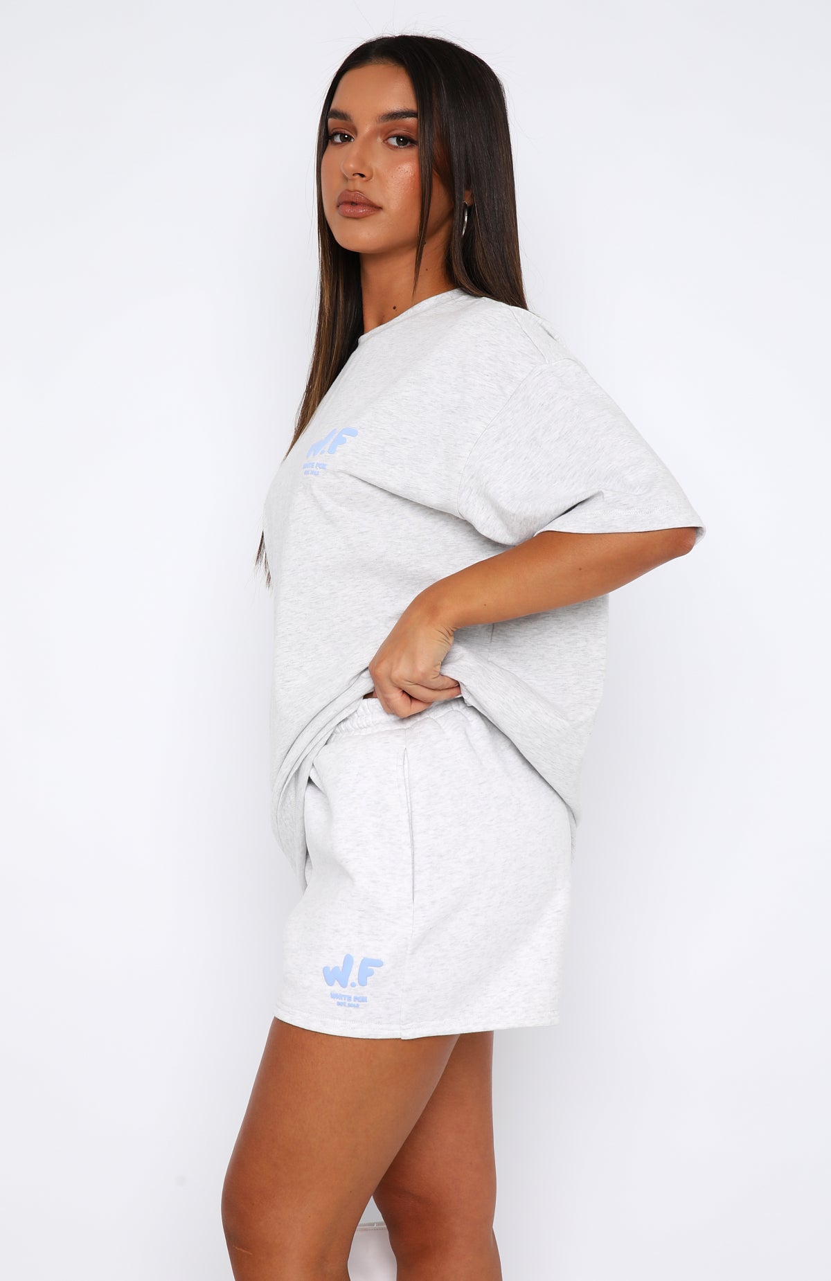 The New Standard Oversized Tee Grey Marle - Image 3