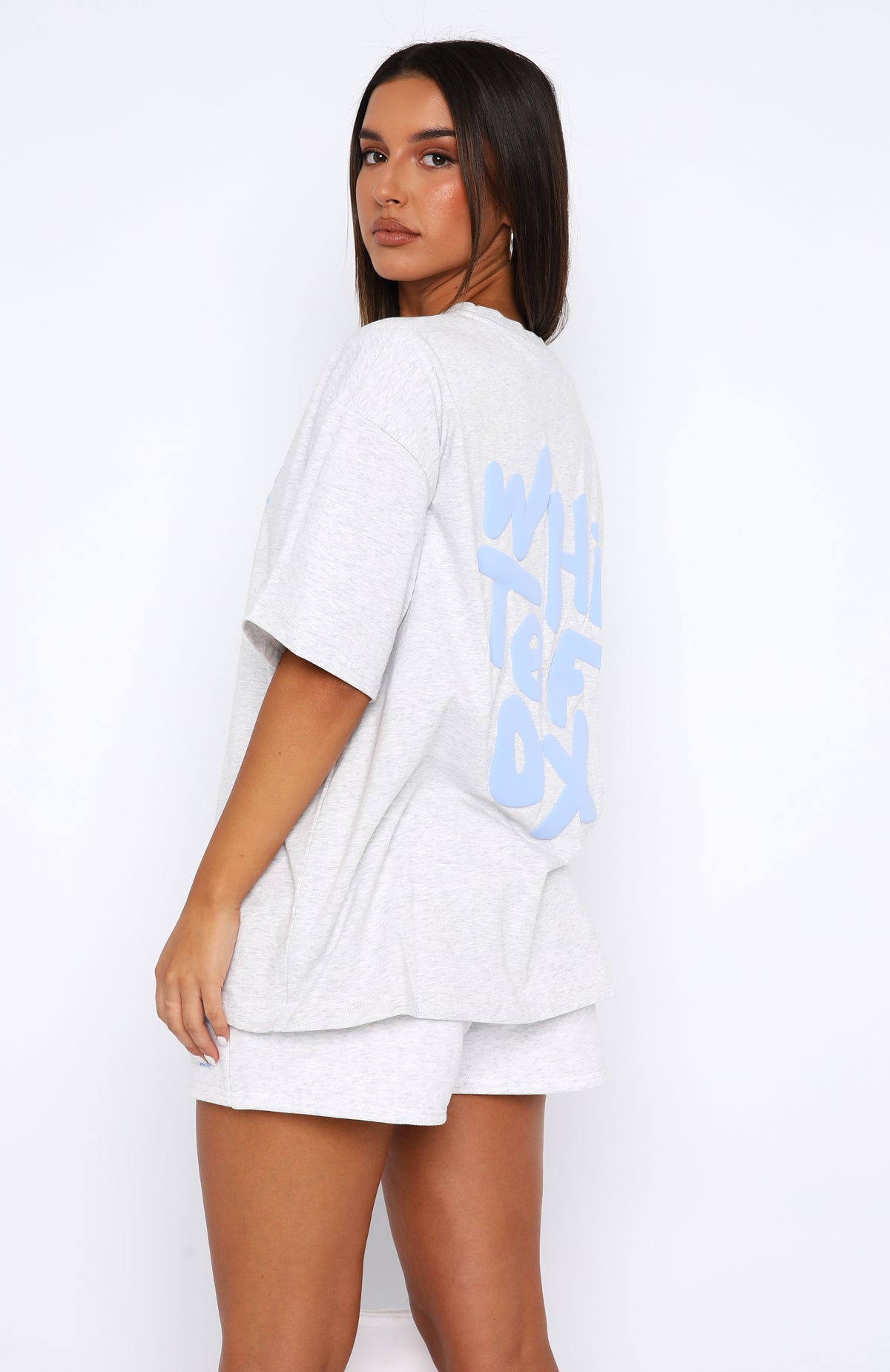 The New Standard Oversized Tee Grey Marle - Image 4