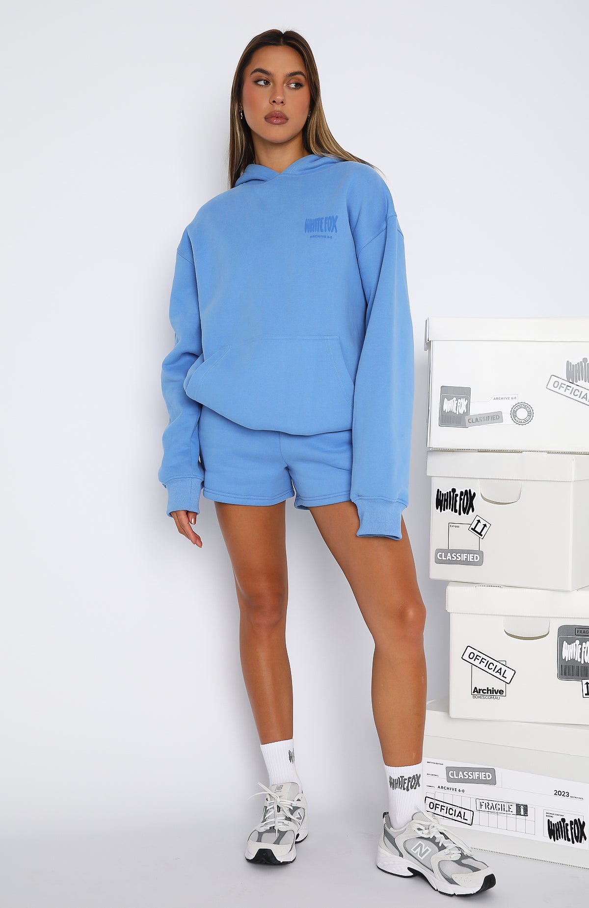 Archive 6.0 Oversized Hoodie Blueberry - Image 5