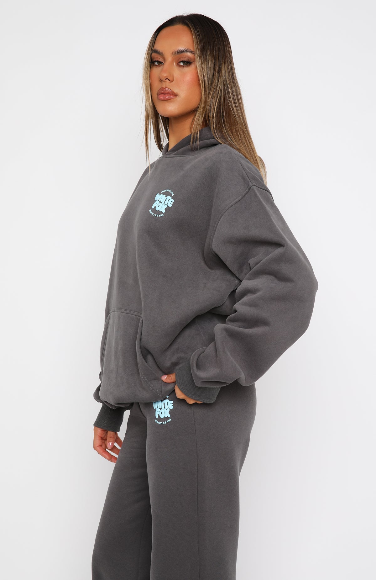 With Love For You Oversized Hoodie Volcanic - Image 3