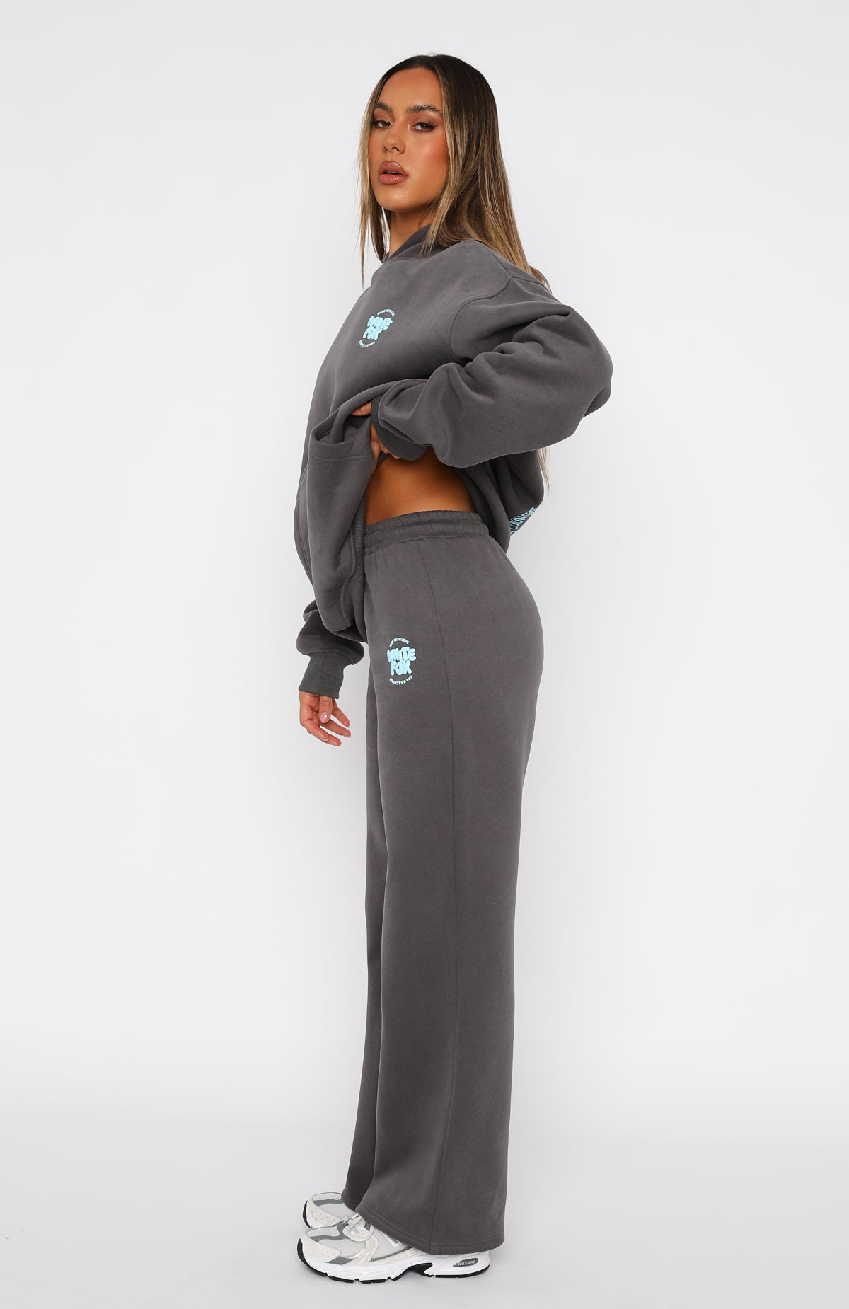 With Love For You Wide Leg Sweatpants Volcanic - Image 3