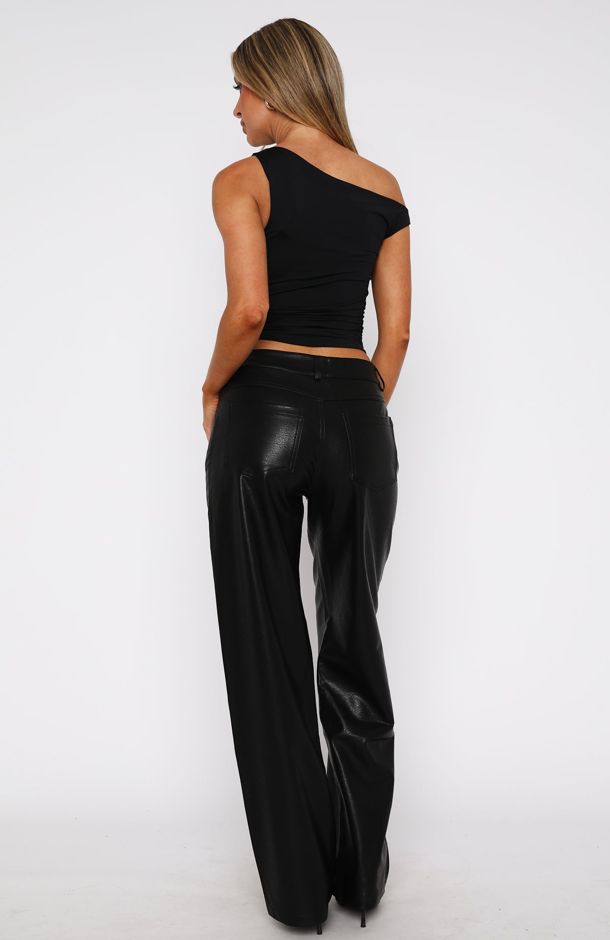 Bring The Style PU Pants Black - Image 4