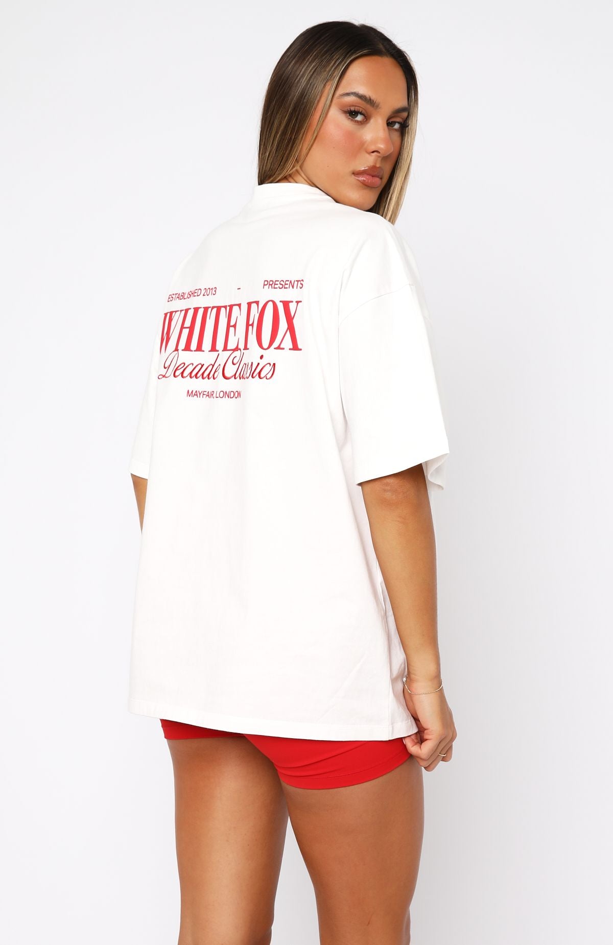 Decade Classics Essential Oversized Tee White - Image 5