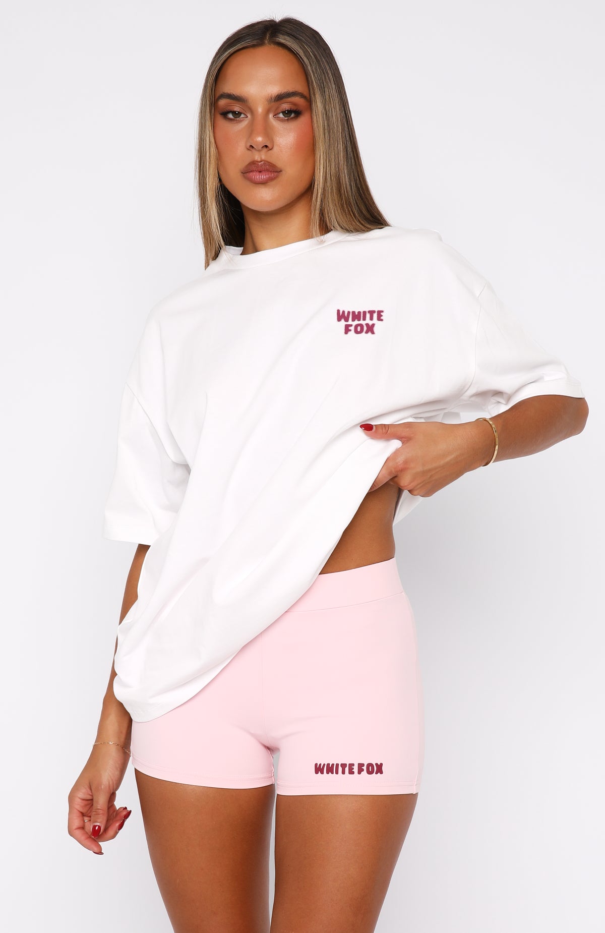 11th Street City Girl At Heart Bike Shorts Strawberry Whip - Image 3