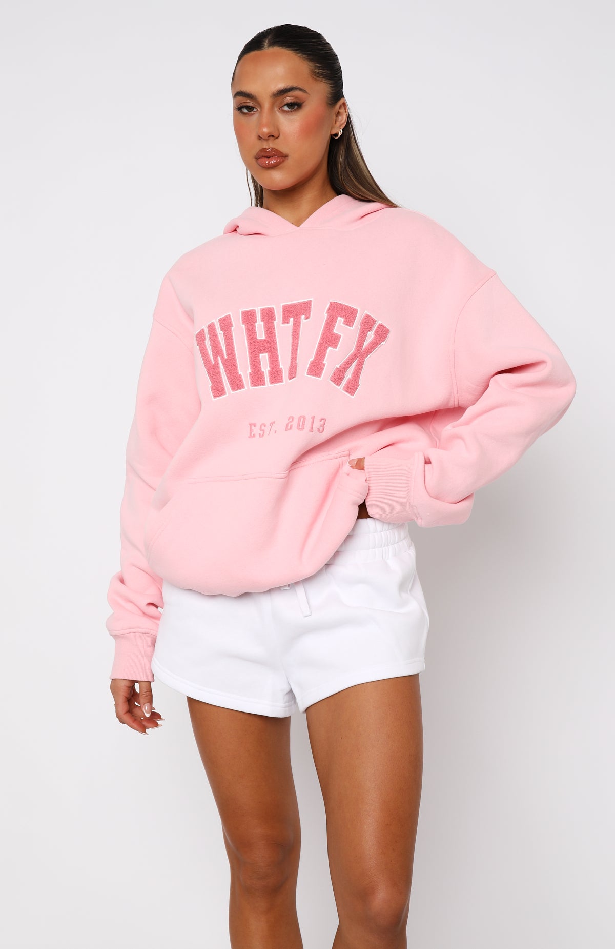 Give It Away Oversized Hoodie Pink - Image 2
