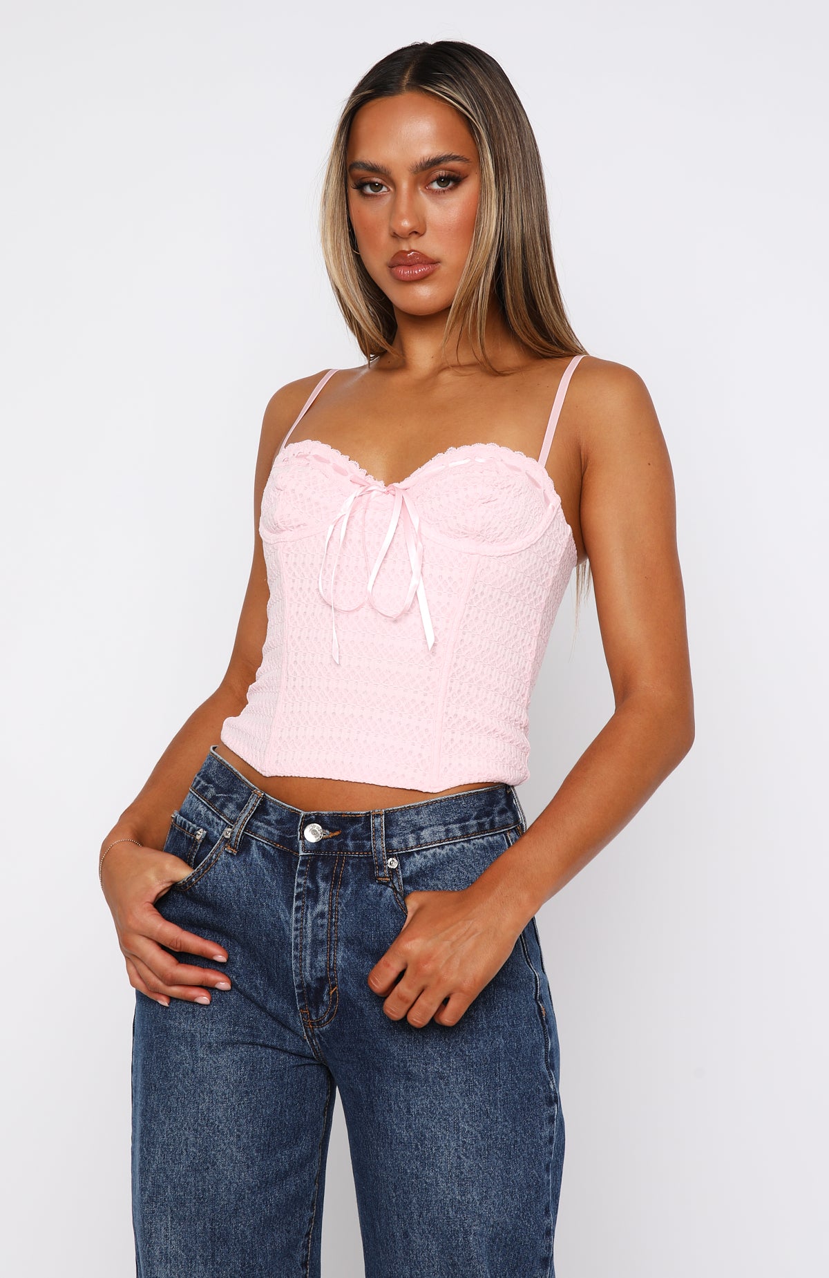 Way You Feel Bustier Baby Pink - Image 2