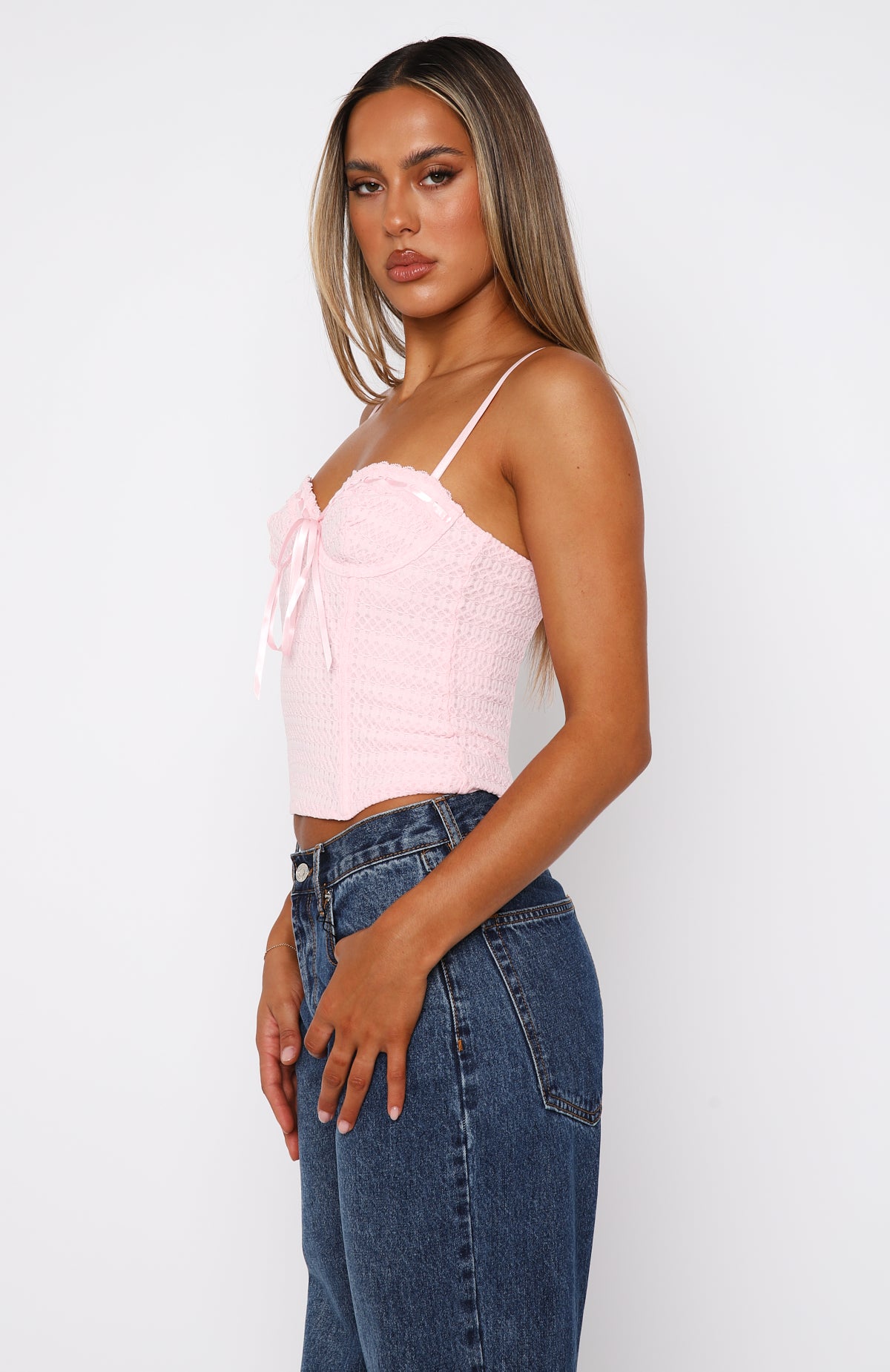 Way You Feel Bustier Baby Pink - Image 3