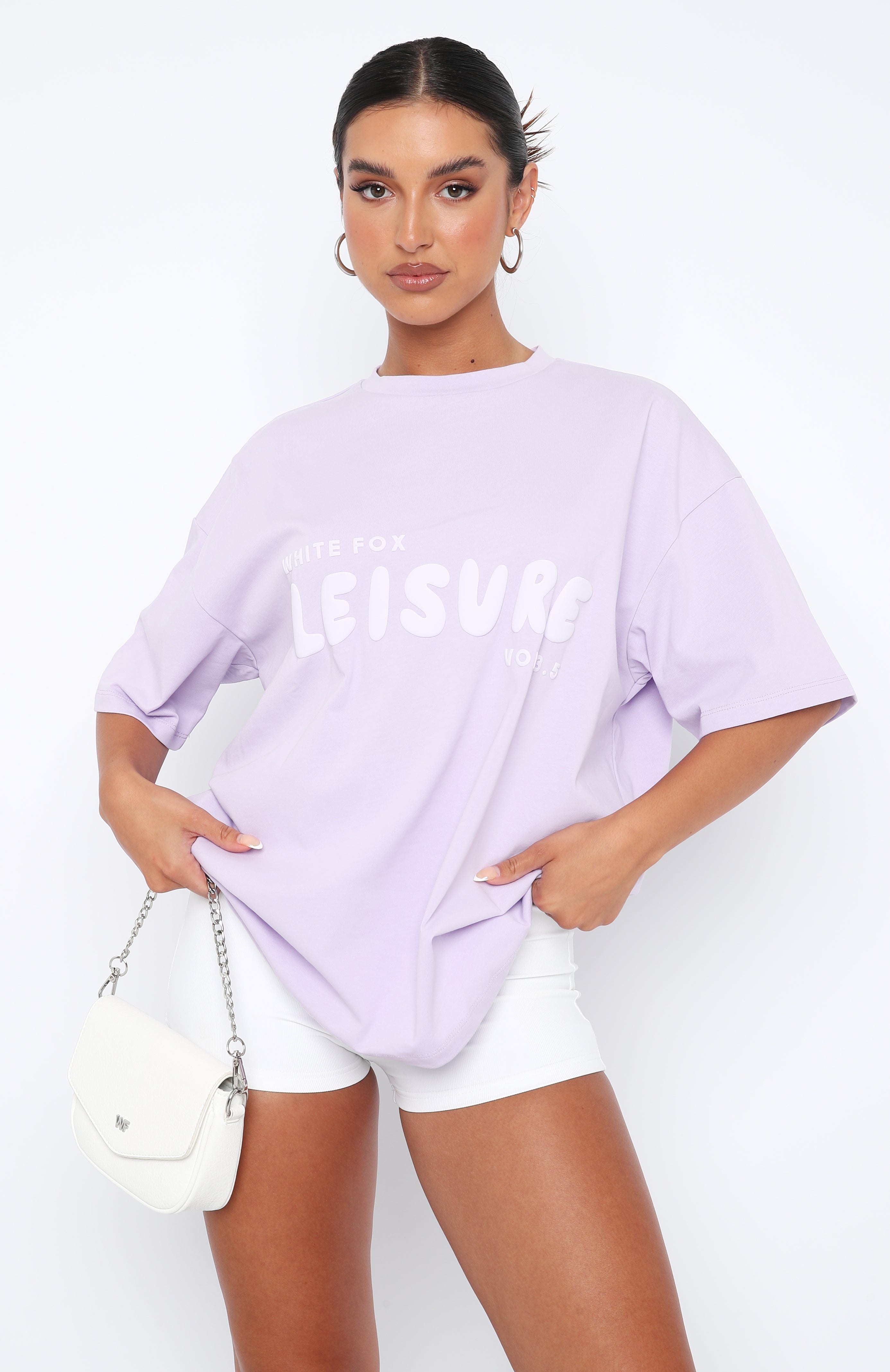 Leisure Series Oversized Tee Lavender - Image 2